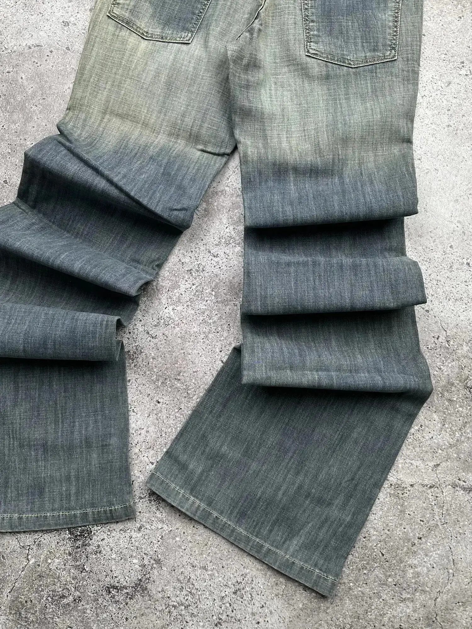 Japanese Brand Vintage Faded Flare Jeans C167(V337) Size 25" / US 0 / IT 36 - 8 Thumbnail