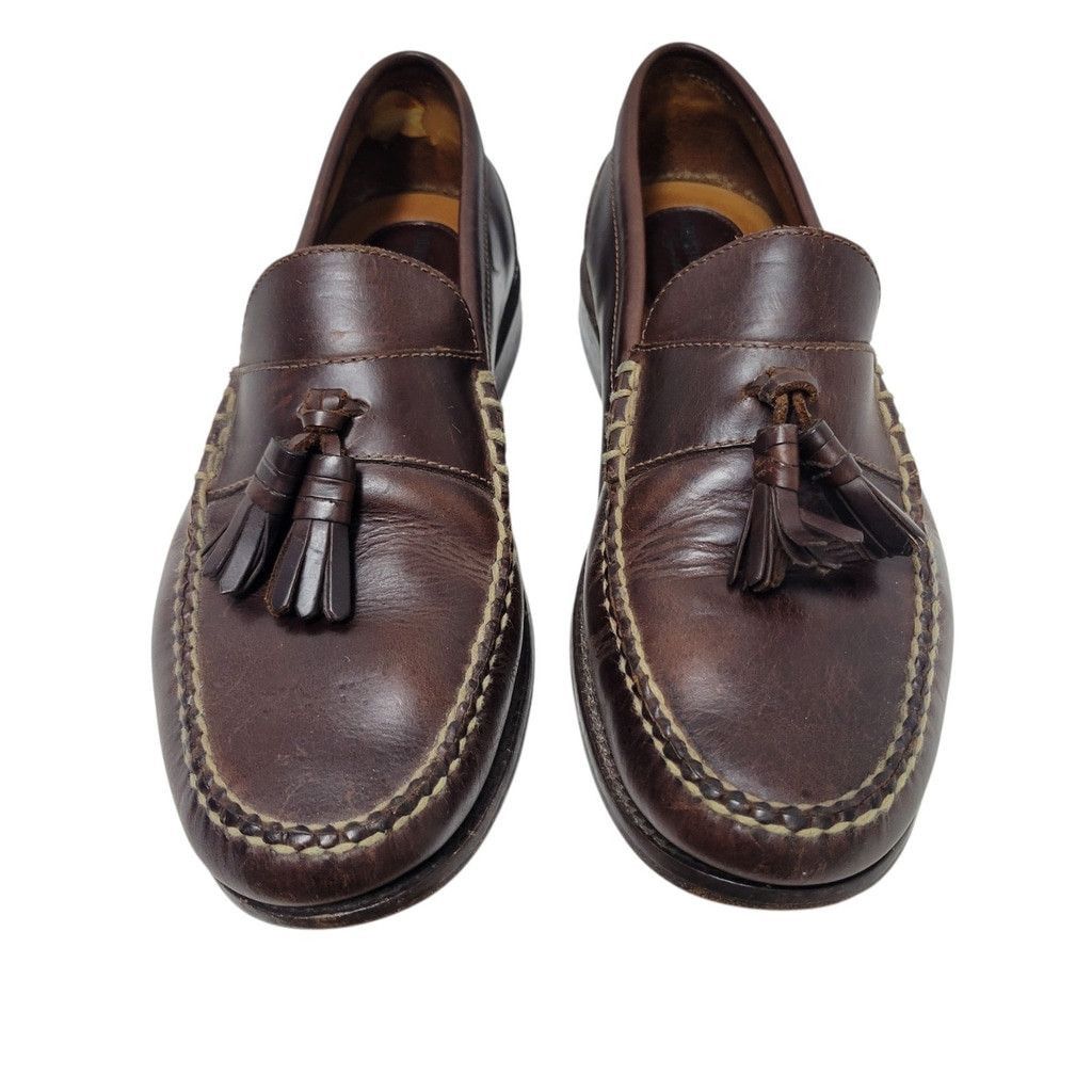 Johnston & Murphy Johnston and Murphy Dress 10 Tassel Leather Loafer #20-6236 Size US 10 / EU 43 - 4 Thumbnail