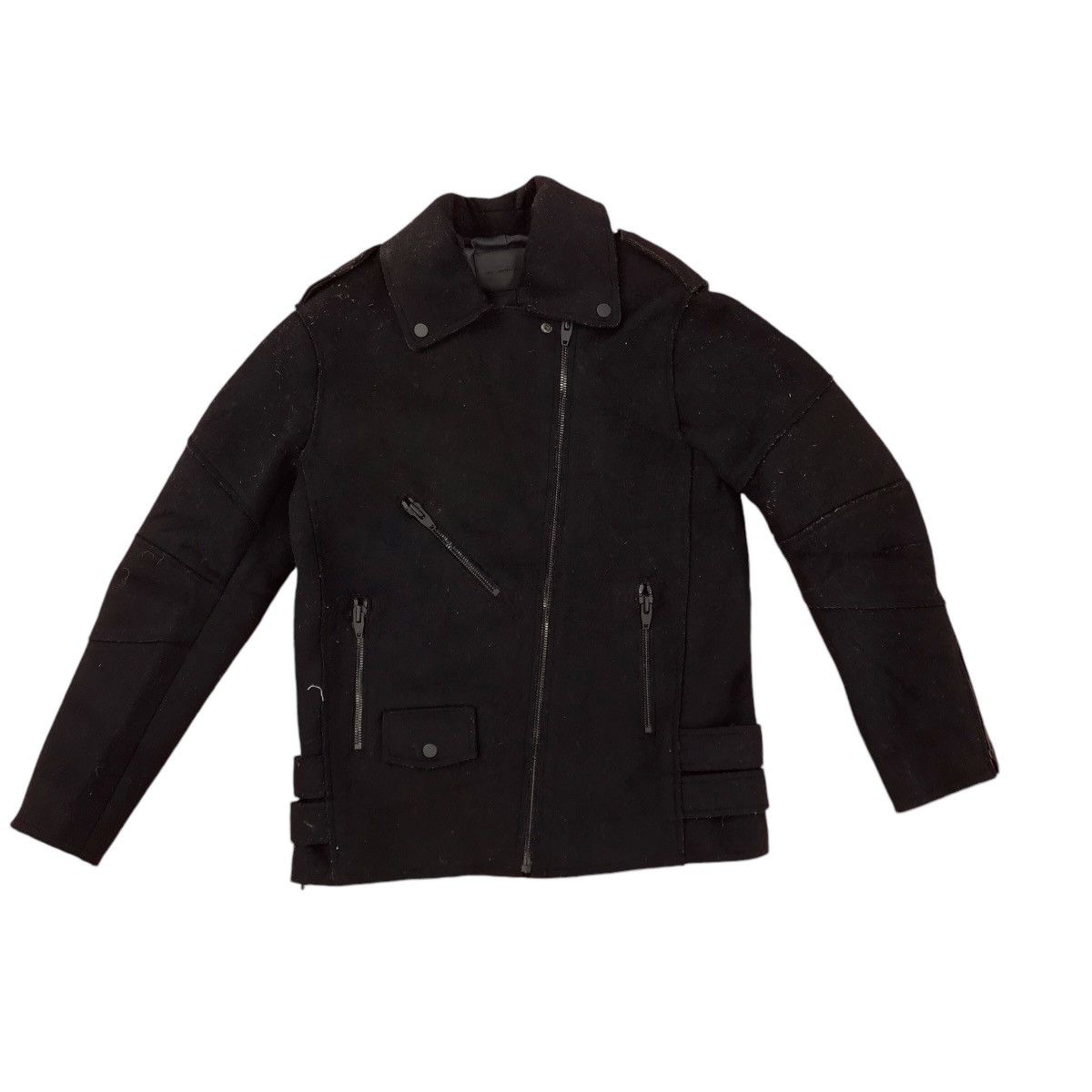 Alexander Wang ALEXANDER COLLAB H&M BIKER STYLE WOOL JACKET Size US S / EU 44-46 / 1 - 1 Thumbnail