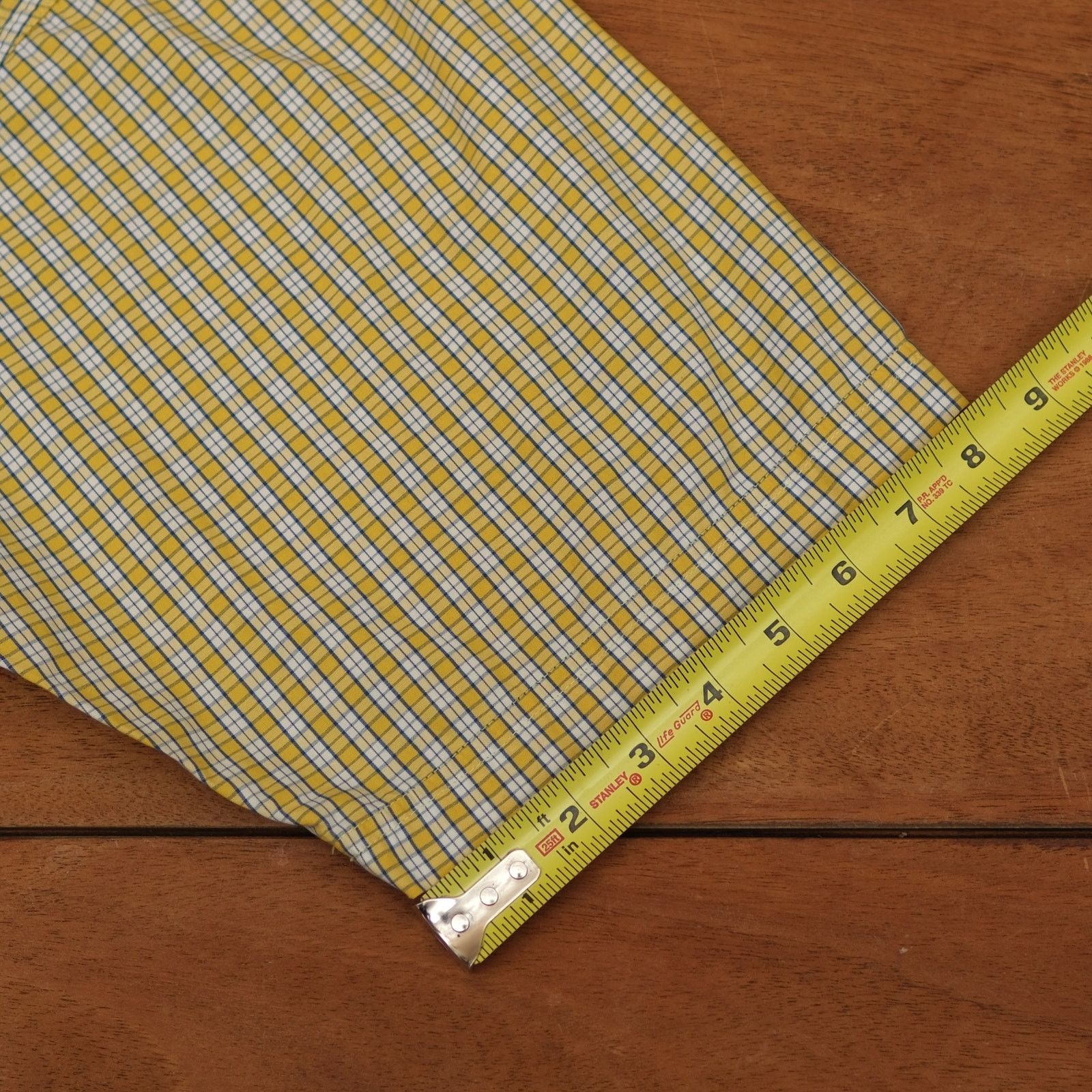 Fubu FUBU Y2K Men's Yellow Plaid S/S Button Down Shirt - Large Size US L / EU 52-54 / 3 - 13 Thumbnail