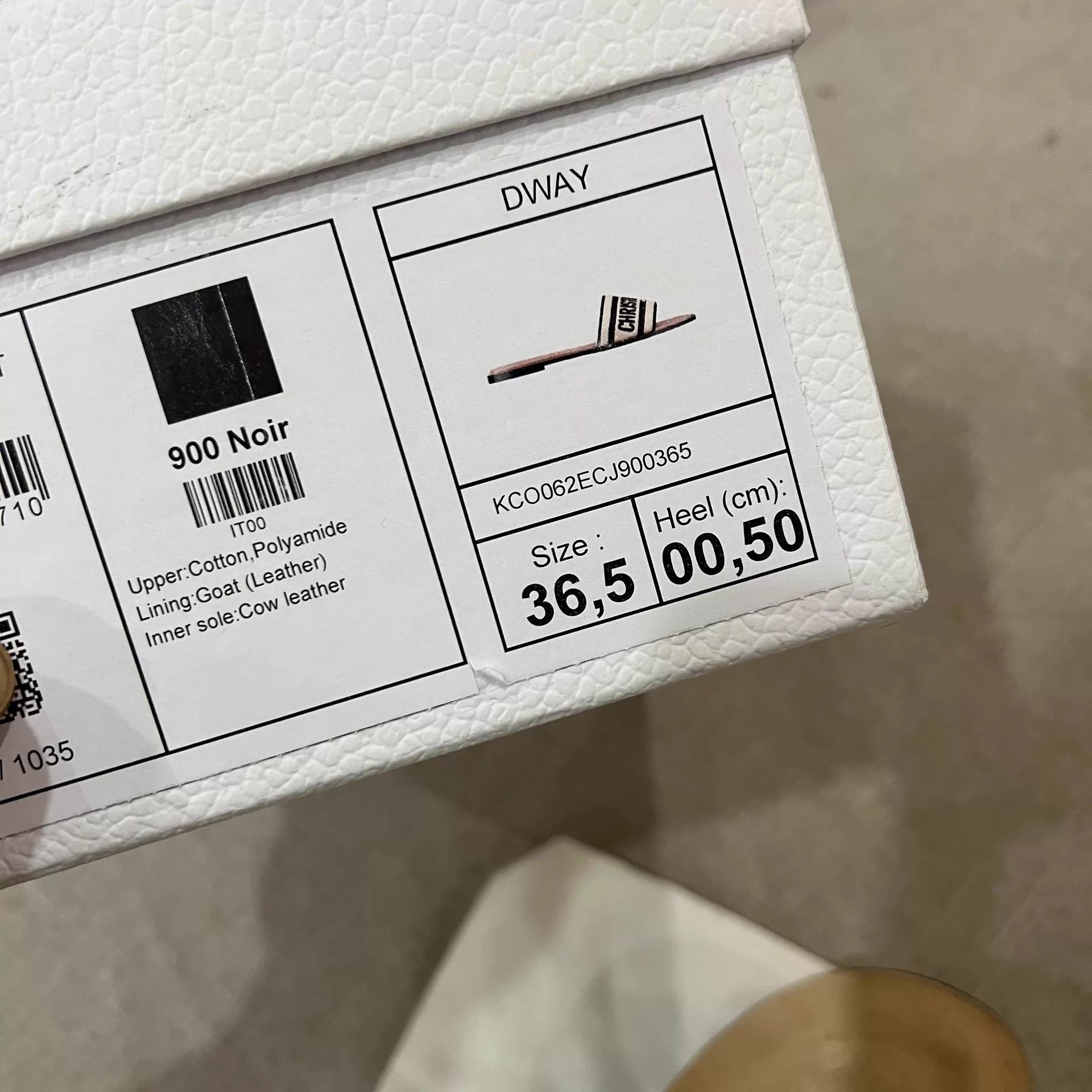 Dior Dior Slogan Logo Slide 36.5 99N w/ Box & Dust Bag Size US 6 / IT 36 - 4 Thumbnail