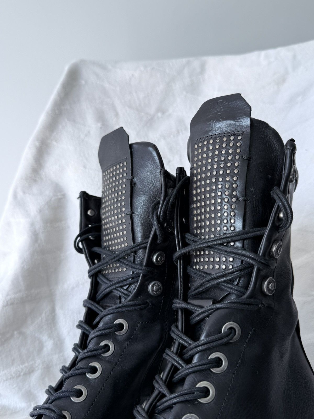 A.S.98 Avant Garde A.S. 98 14th Addiction Style High Leather Boots Size US 6 / EU 39 - 4 Thumbnail