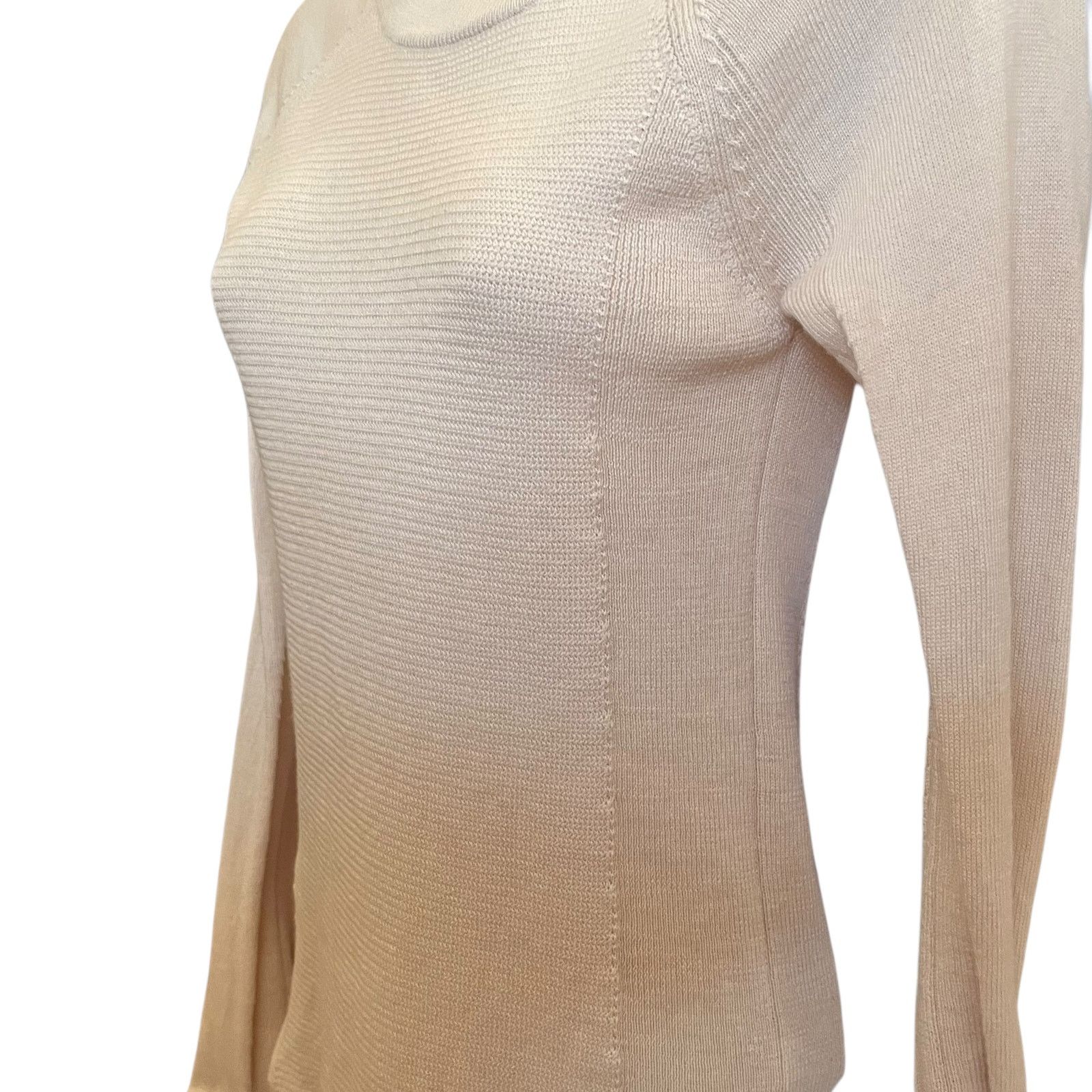 Lululemon Lululemon Sit In Lotus Sweater Cream Pink MerinoWool Sweater Size XS / US 0-2 / IT 36-38 - 9 Thumbnail