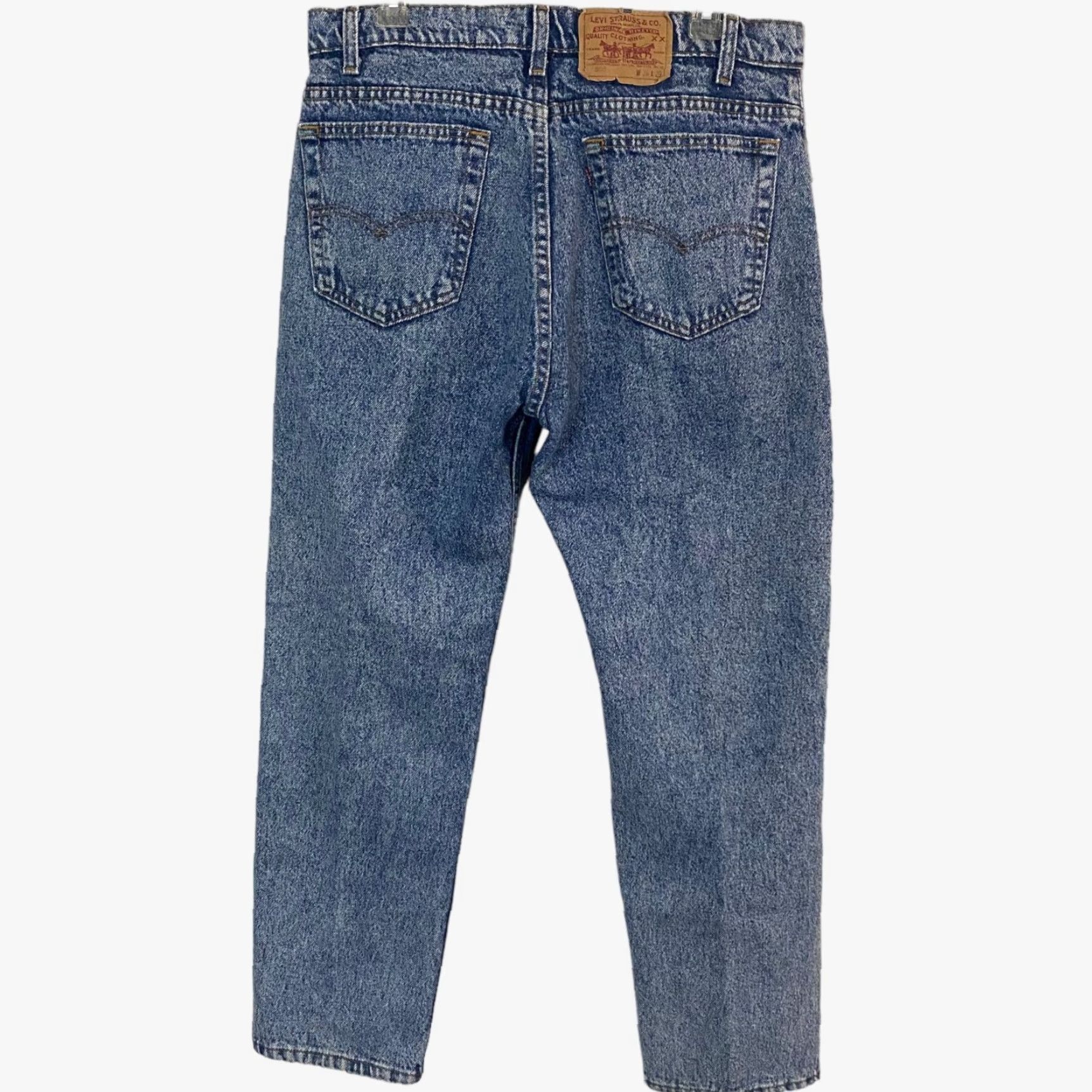 Levi's VINTAGE Levi's 505 Jeans Regular Fit Straight Men 36X29 Blue Denim USA Levi's 505 5-Pocket 29 Inseam Mens Size 36X29 Size US 36 / EU 52 - 3 Thumbnail