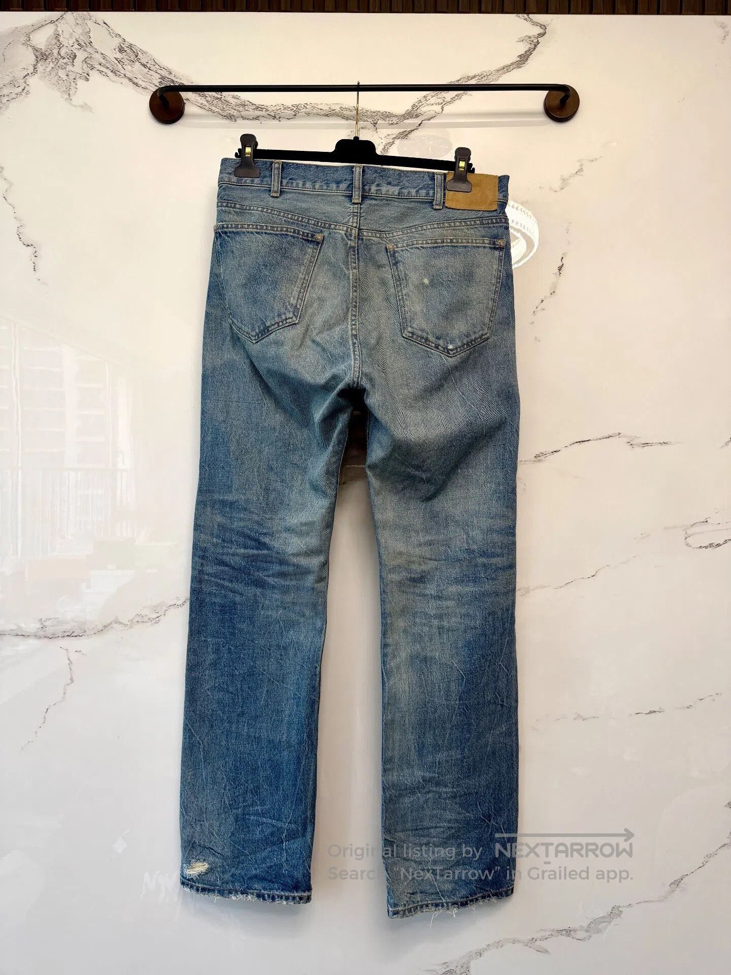 Celine celine blue washed straight leg jeans. Size US 31 - 3 Thumbnail