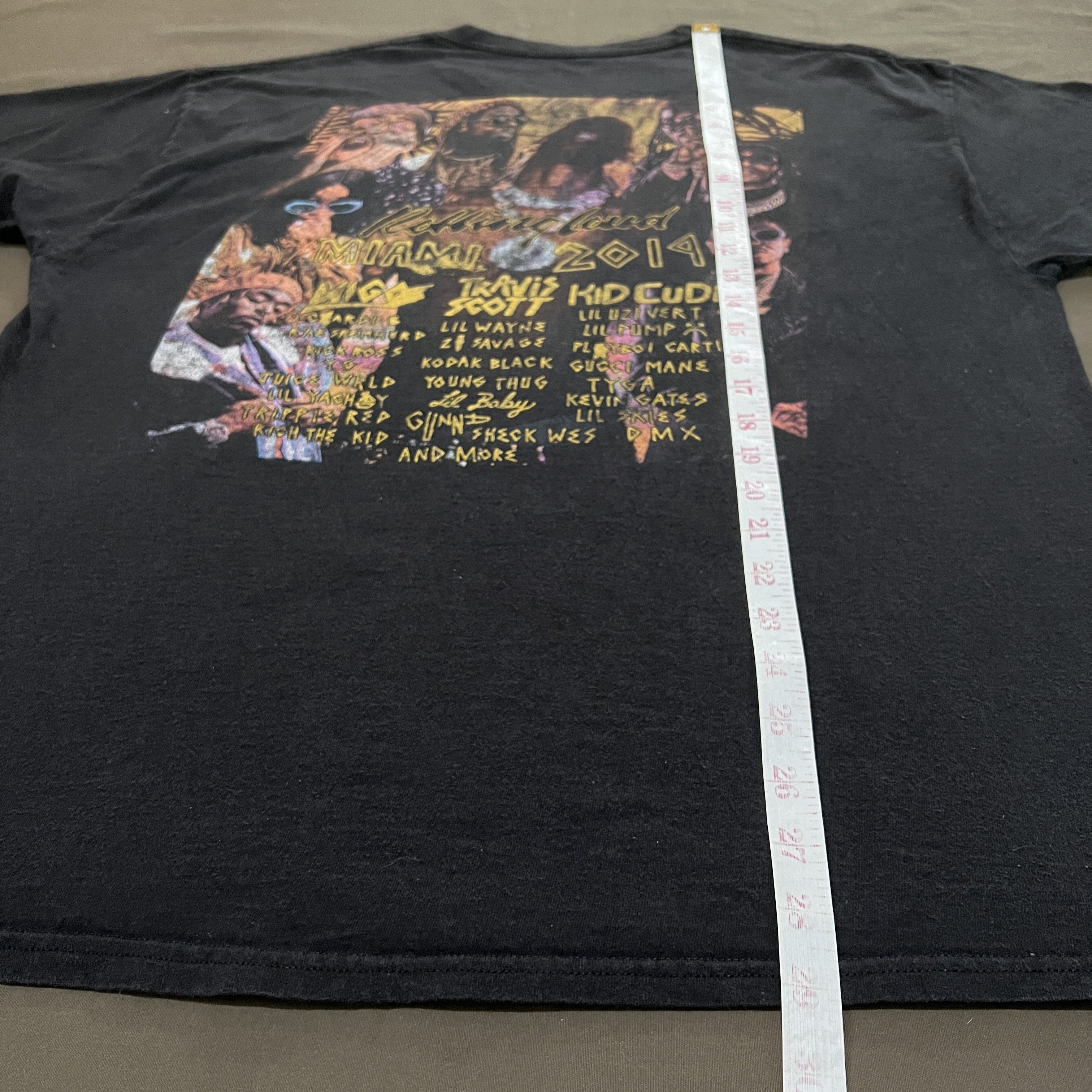 Playboi Carti Rolling Loud 2019 Promo Tour Tee XL Faded Hiphop Rapper Size US XL / EU 56 / 4 - 10 Thumbnail