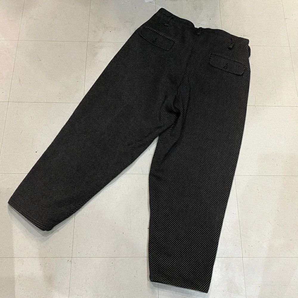 Yohji Yamamoto POUR HOMME 24aw W/L DOBBY TWEED INK 2TUCK TWILL PANTS Size US 34 / EU 50 - 5 Thumbnail