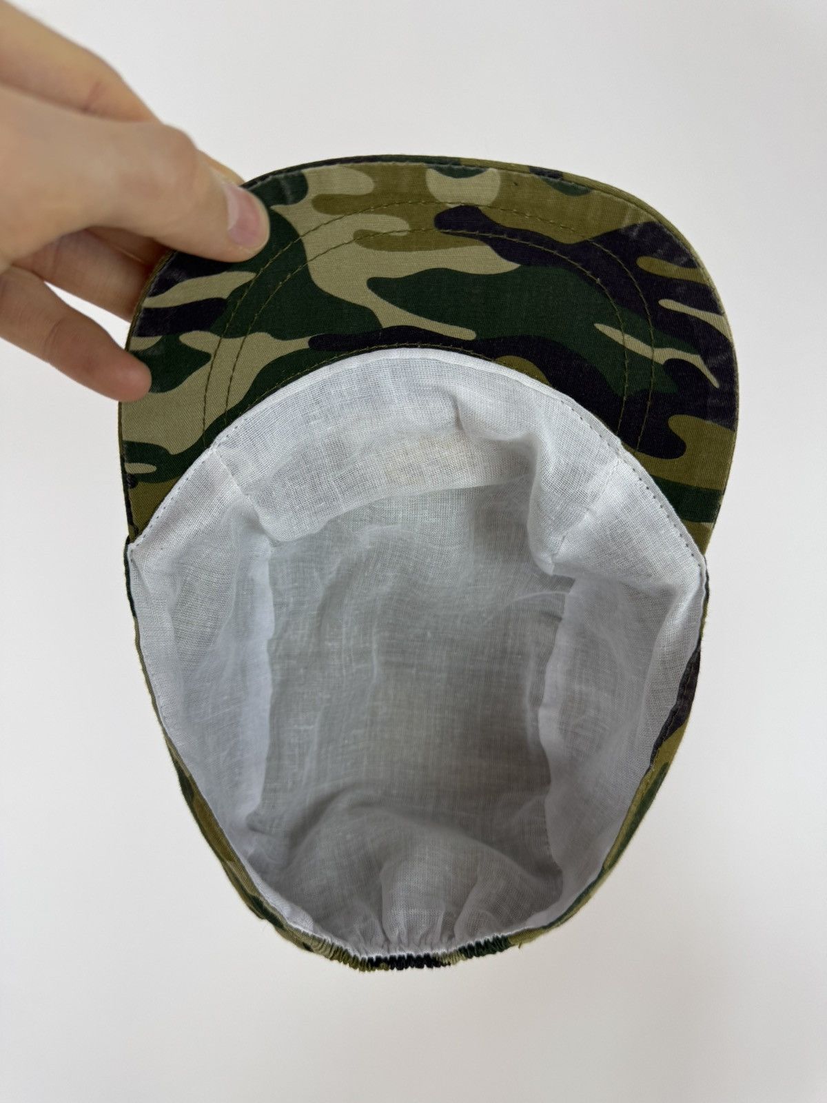 Vintage ARMY VINTAGE CAP 3 Panel Camouflage Military Cap Amekaji Size ONE SIZE - 7 Thumbnail