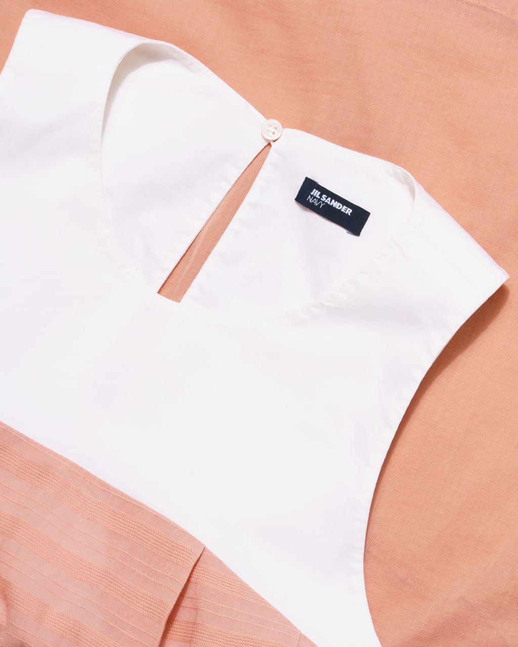 Jil Sander Jil Sander Navy Cotton Color Block Top IT36 / XS-S Size XS / US 0-2 / IT 36-38 - 1 Thumbnail
