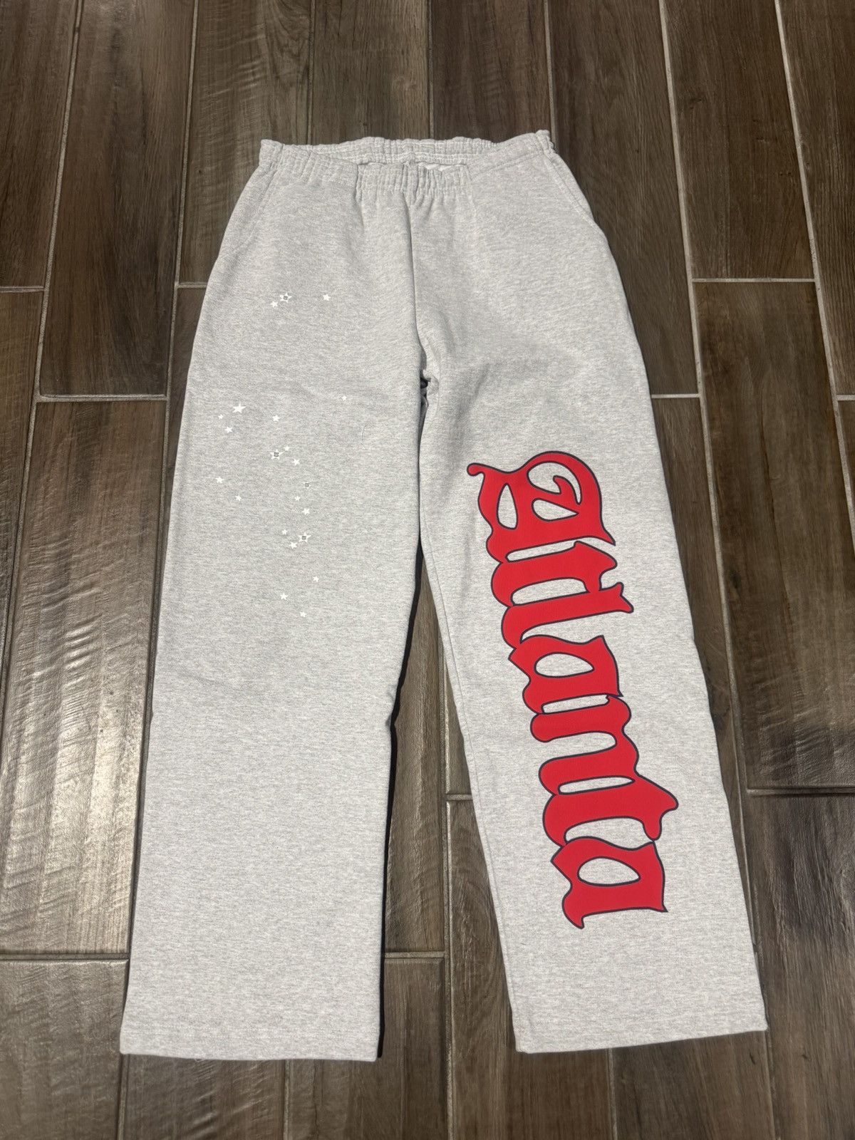 Sp5der SPDER ATLANTA WIDE LEG SWEATPANT GREY Size US 32 / EU 48 - 1 Thumbnail