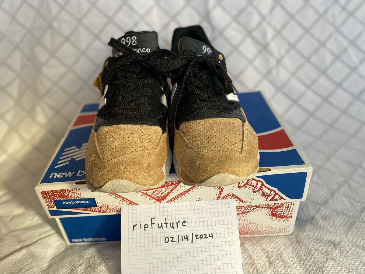 image of New Balance 998 X Prmr Size 12 Shoes in Black, Men's