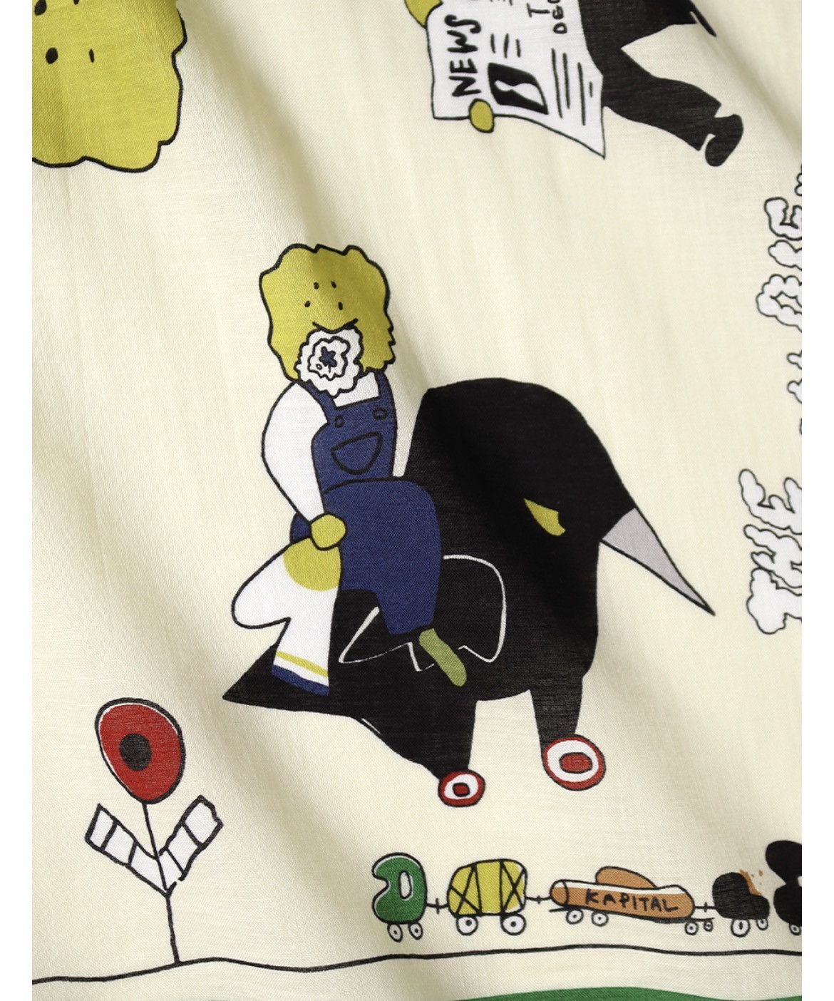 Kapital Kapital PECKISH RAINBOWY PARK Bandana Size ONE SIZE - 9 Thumbnail