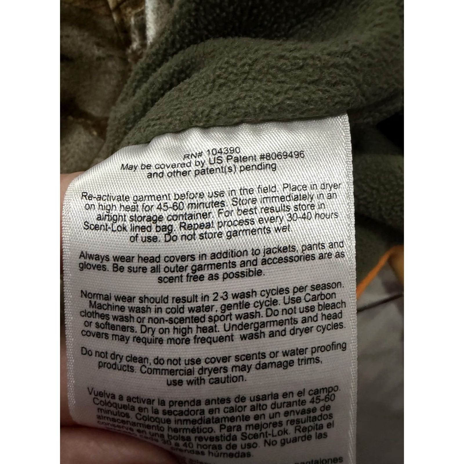 Vintage ScentLok Snow Pants Mens L Camo Fleece Lined Insulated Adjustable Waist Hunting Size US 33 - 5 Thumbnail