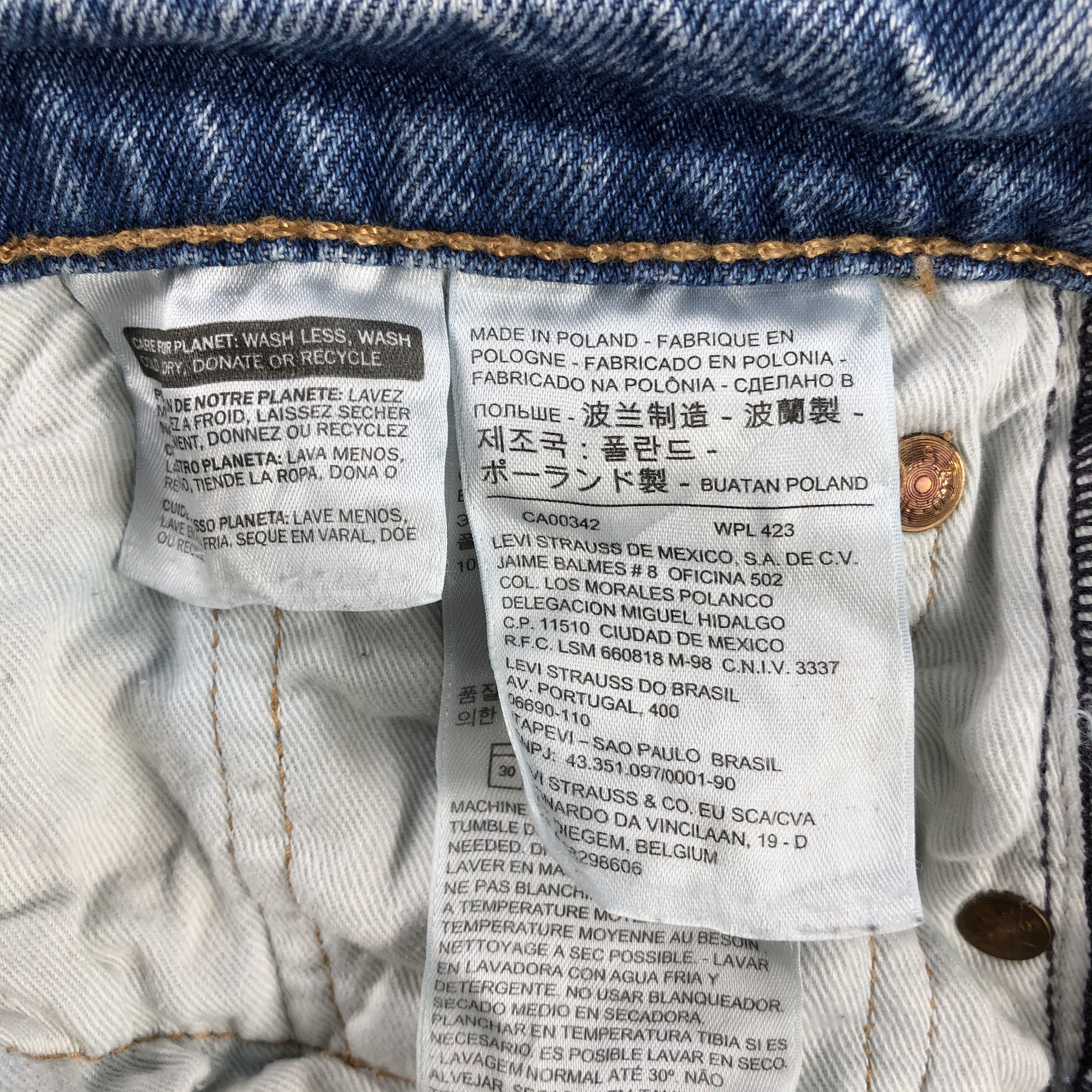 Levi's Levi's 507 Jeans Medium Wash Denim KJ1058 Size US 30 / EU 46 - 12 Thumbnail