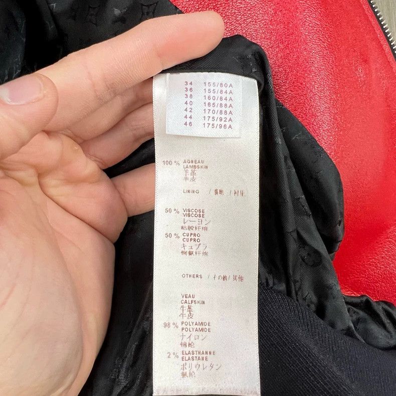 Louis Vuitton LOUIS VUITTON Sheepskin jacket with presbyopic print inside Size XS / US 0-2 / IT 36-38 - 7 Thumbnail