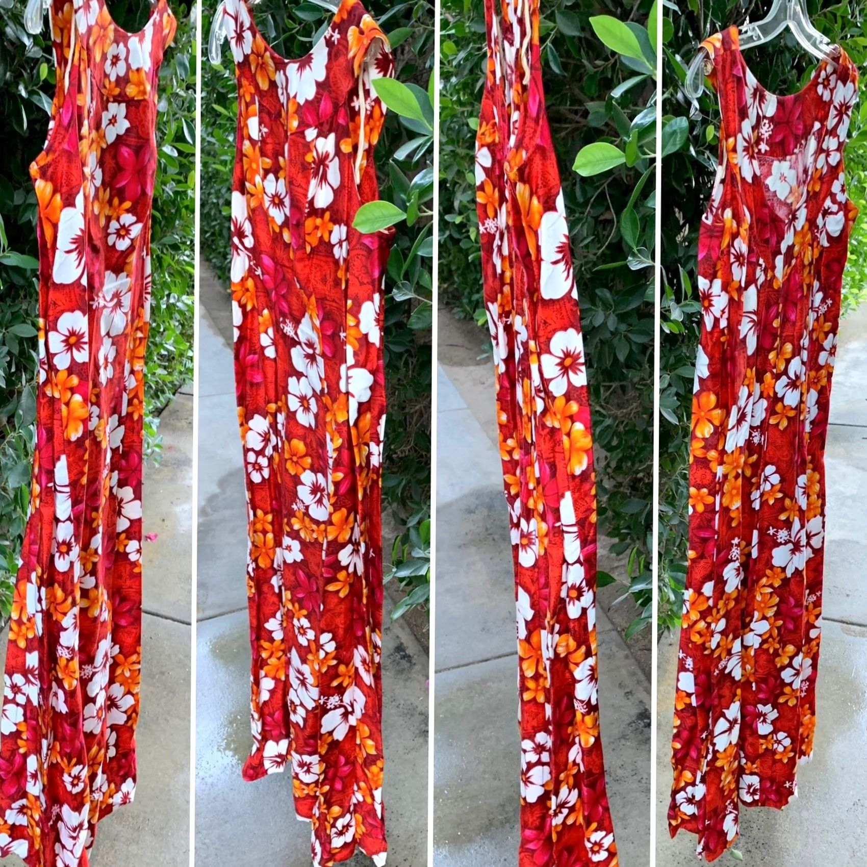 ALOHAS VINTAGE Aloha Loni Fashions Hawaiian Dress Maxi Tiki Aloha Hawaii Size M Cotton Size M / US 6-8 / IT 42-44 - 3 Thumbnail