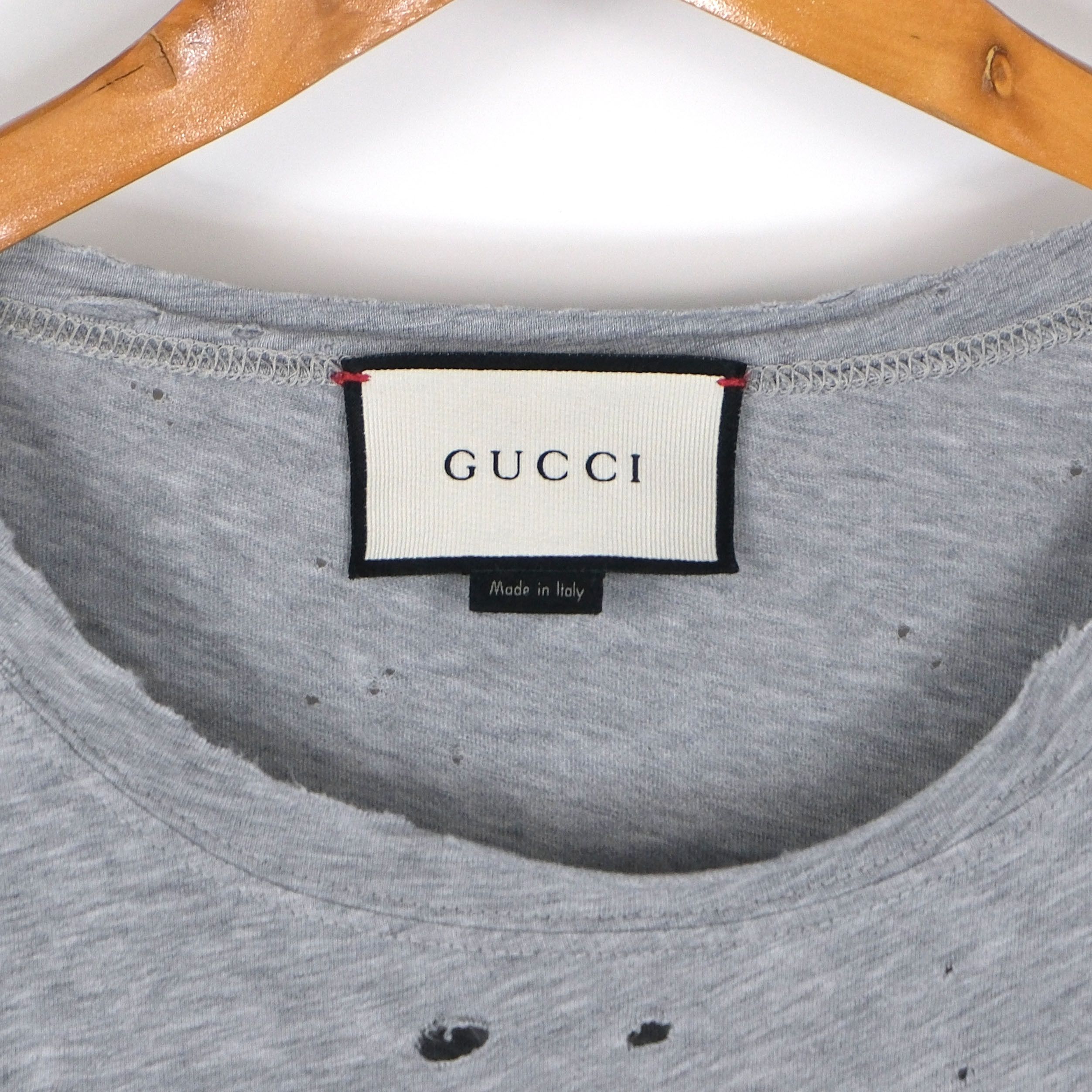 Gucci Gucci distressed 25 tee Size US XXL / EU 58 / 5 - 4 Thumbnail