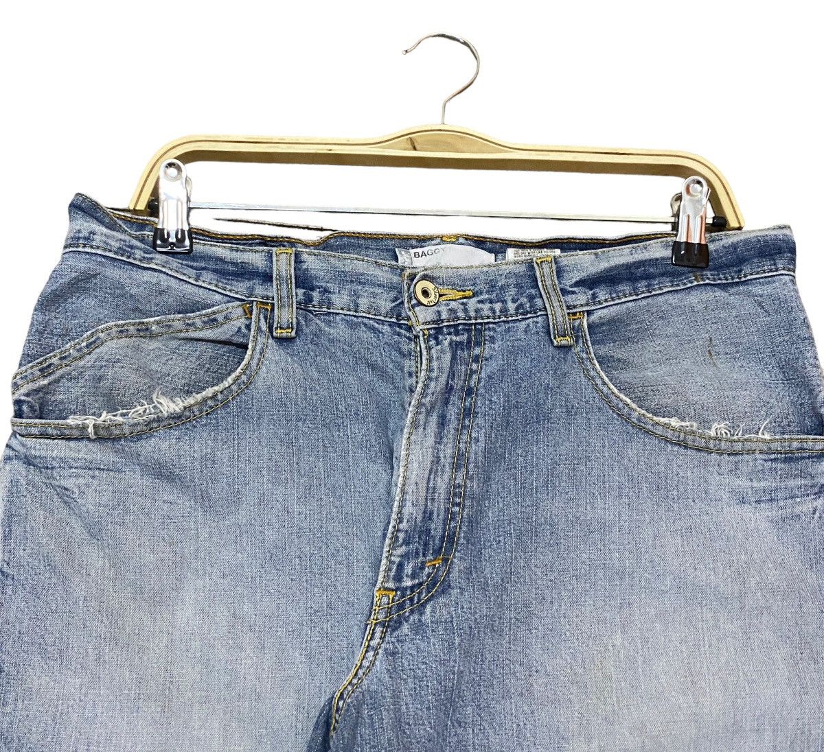 Levi's Vintage Brand Levi’s Silver Tab Patchwork Jeans 1990s Size US 34 / EU 50 - 3 Thumbnail
