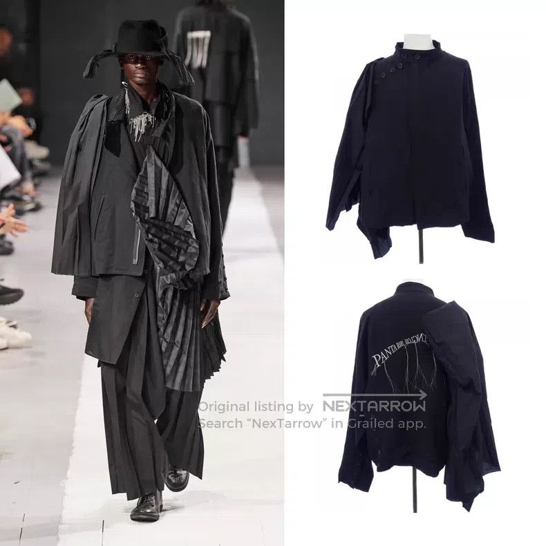 Yohji Yamamoto Yohji Yamamoto 24-Year-Old Finale Look Fleece Jacket Size US L / EU 52-54 / 3 - 1 Thumbnail