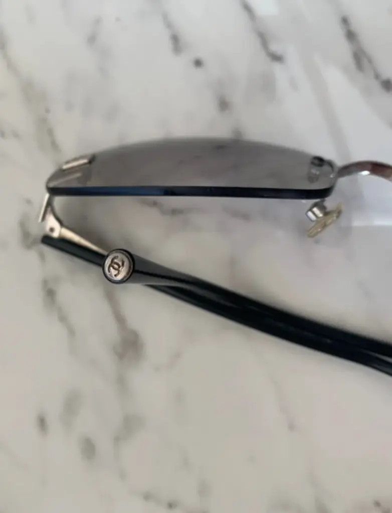 Chanel × Vintage CHANEL SUNGLASSES 4067 LOGO ICONIC 4017 Mask RI901 Size ONE SIZE - 5 Thumbnail