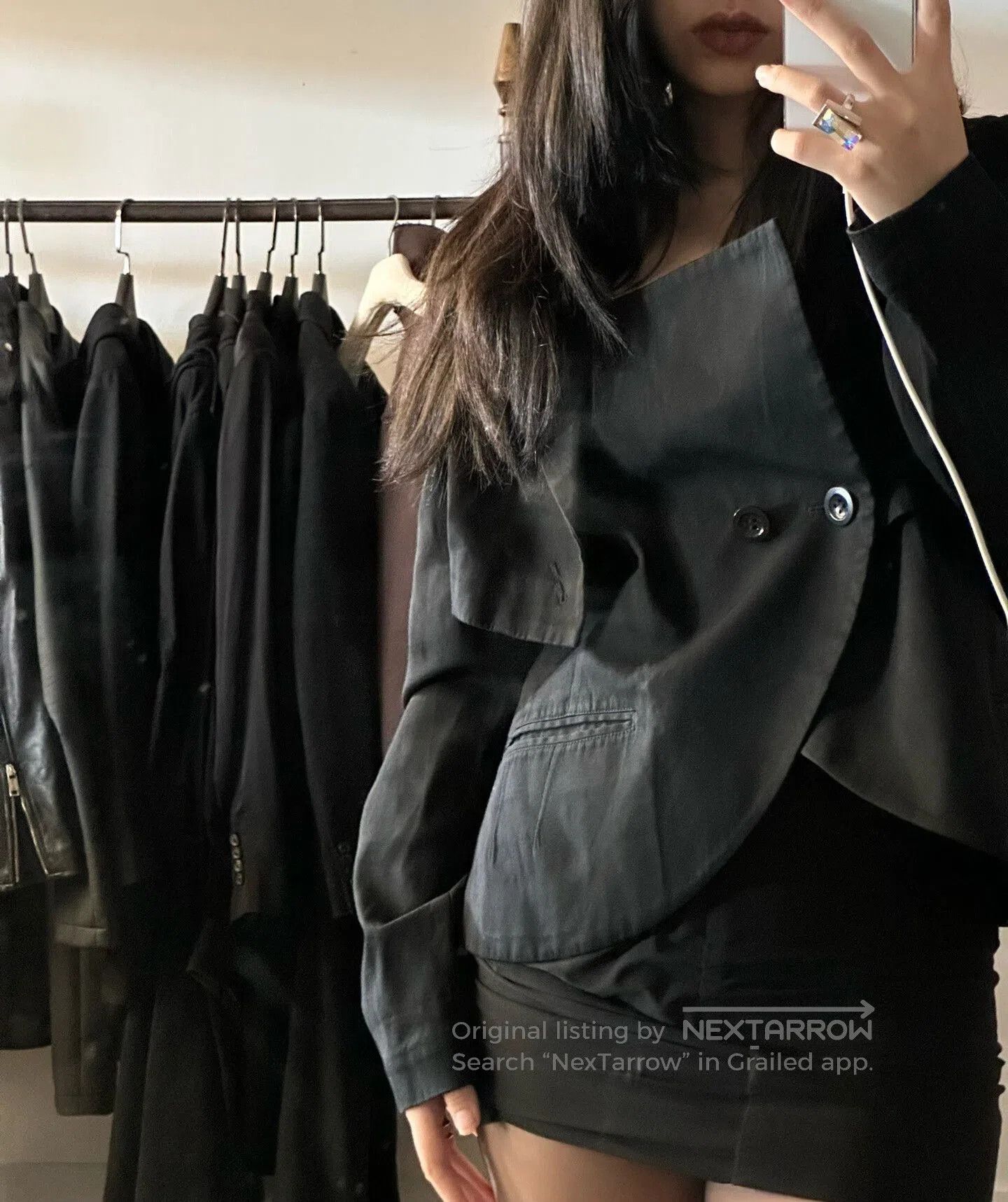 Y's Yohji Yamamoto Deconstructed Jacket. Size M / US 6-8 / IT 42-44 - 2 Thumbnail