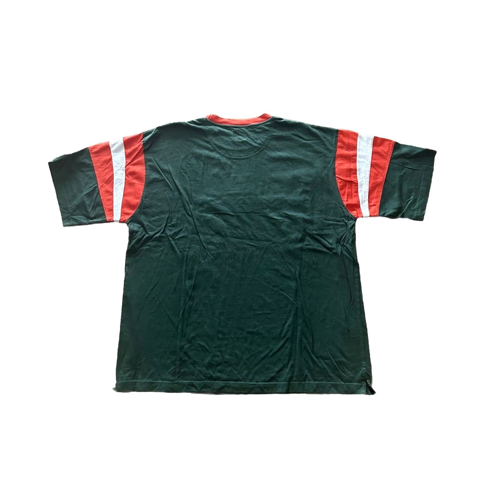 Starter Vintage 90s Starter Miami Hurricanes Embroidered Logo Green XL Shirt Size US XL / EU 56 / 4 - 5 Thumbnail