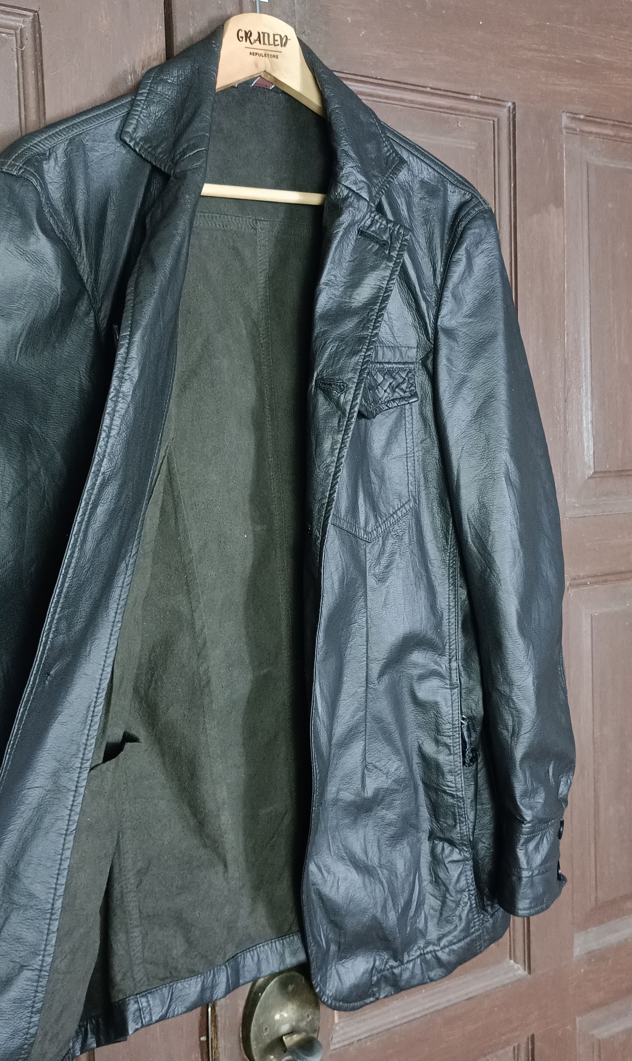 Alexander Julian Vintage🔥 ALEXANDER JULIAN Faux Leather Jacket Size US M / EU 48-50 / 2 - 6 Thumbnail