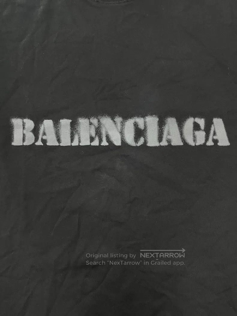 Balenciaga Balenciaga Letter print round neck loose short-sleeve T-sh Size US S / EU 44-46 / 1 - 3 Thumbnail