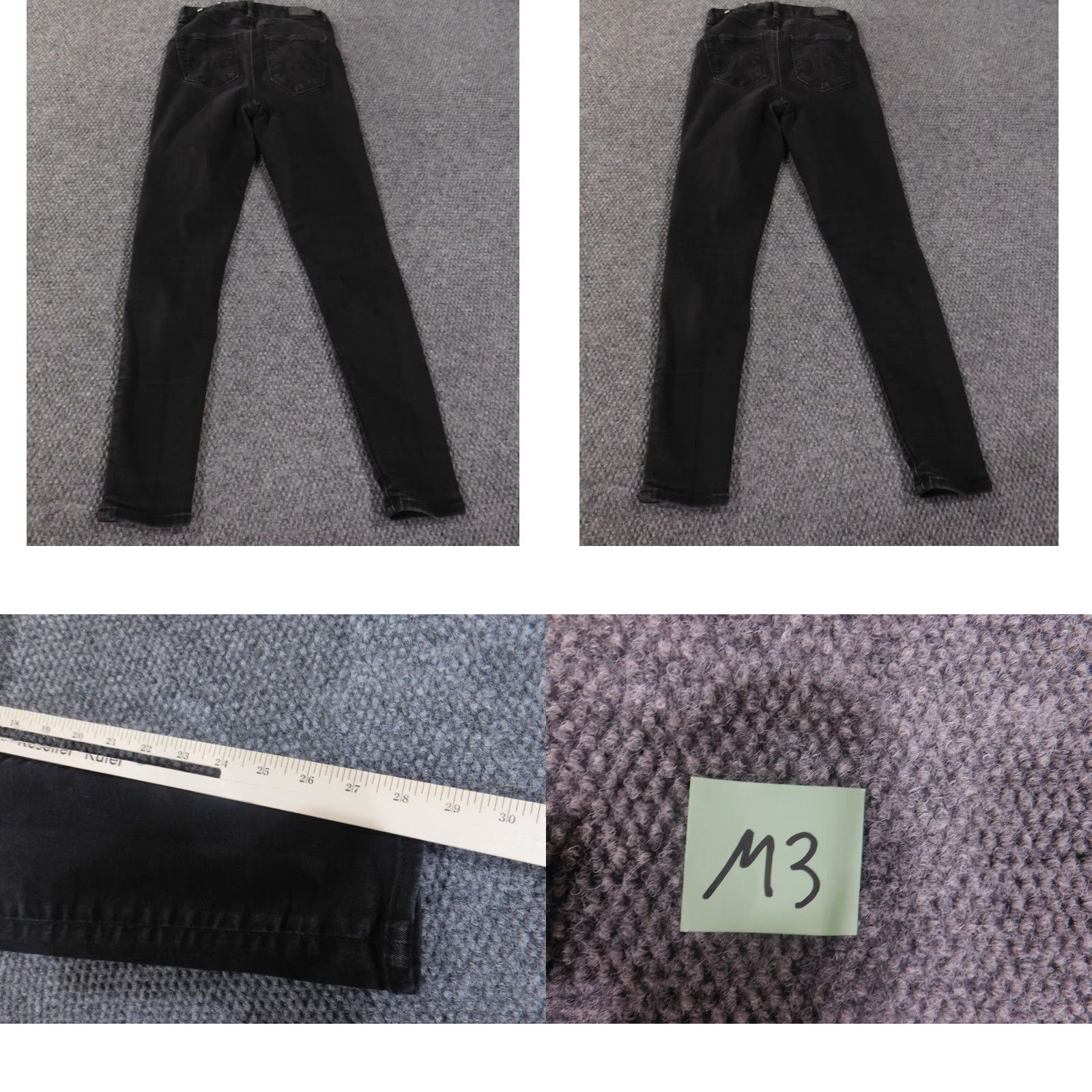 American Eagle Outfitters American Eagle Outfitters Jeans Womens Regular Size 2 Black Jegging Denim Retro Rise Mid Distressed Stretch Zip Pocket Size 26" / US 2 / IT 38 - 8 Thumbnail