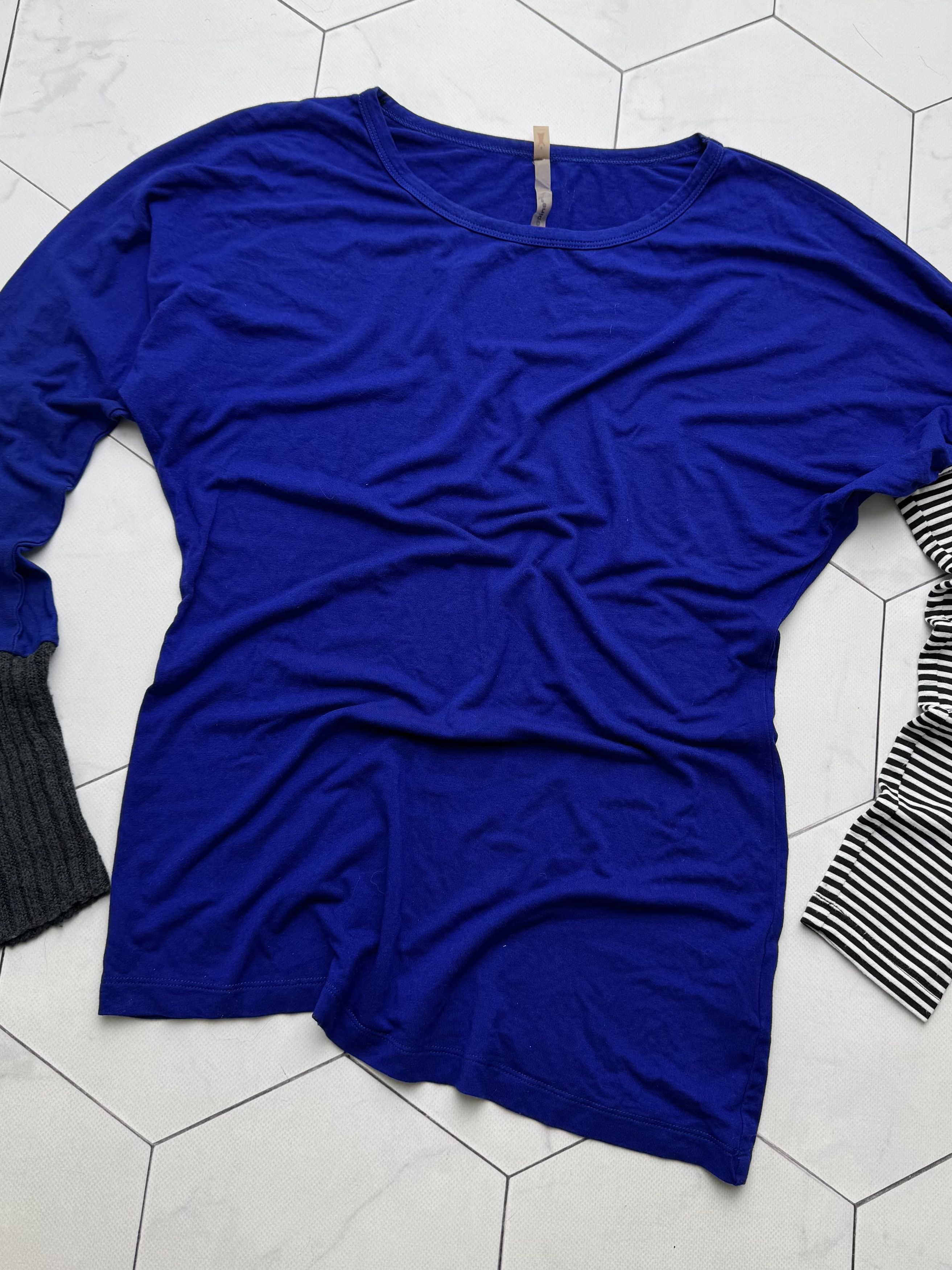 Cop Copine Cop Copine Vintage Women's Asymmetric Long Sleeve Shirt B4 Size M / US 6-8 / IT 42-44 - 2 Thumbnail