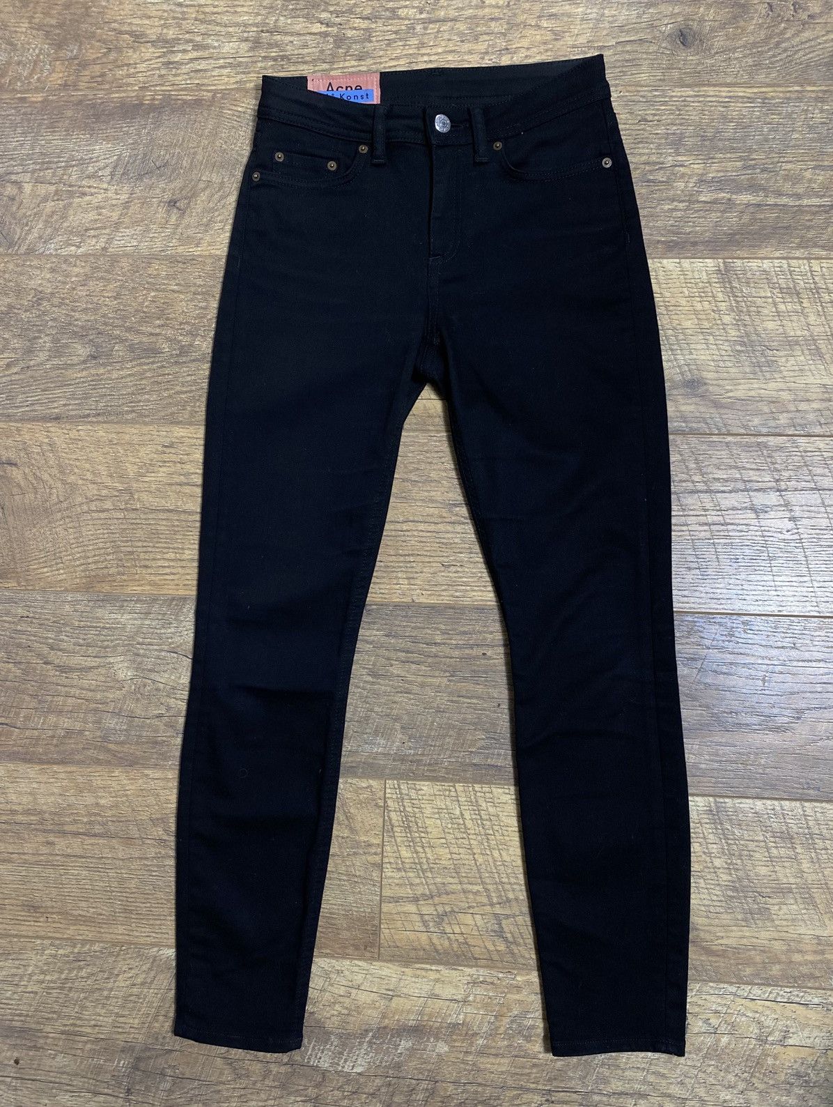 Acne Studios Acne Studios Blå Konst Climb Stay Black Skinny Jeans 25 Size 25" / US 0 / IT 36 - 2 Thumbnail