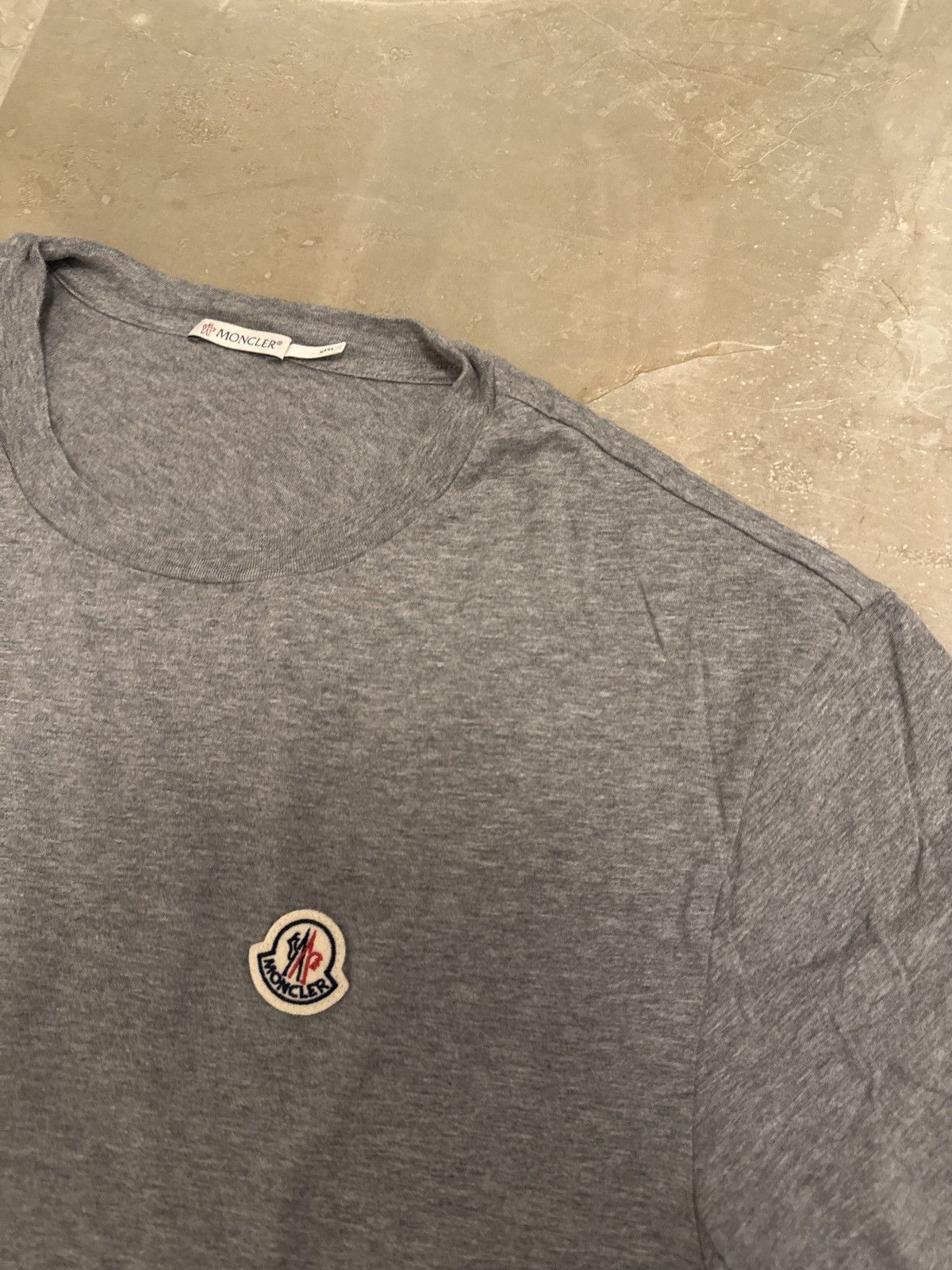 Moncler Grey T-shirt Size US XXL / EU 58 / 5 - 11 Thumbnail