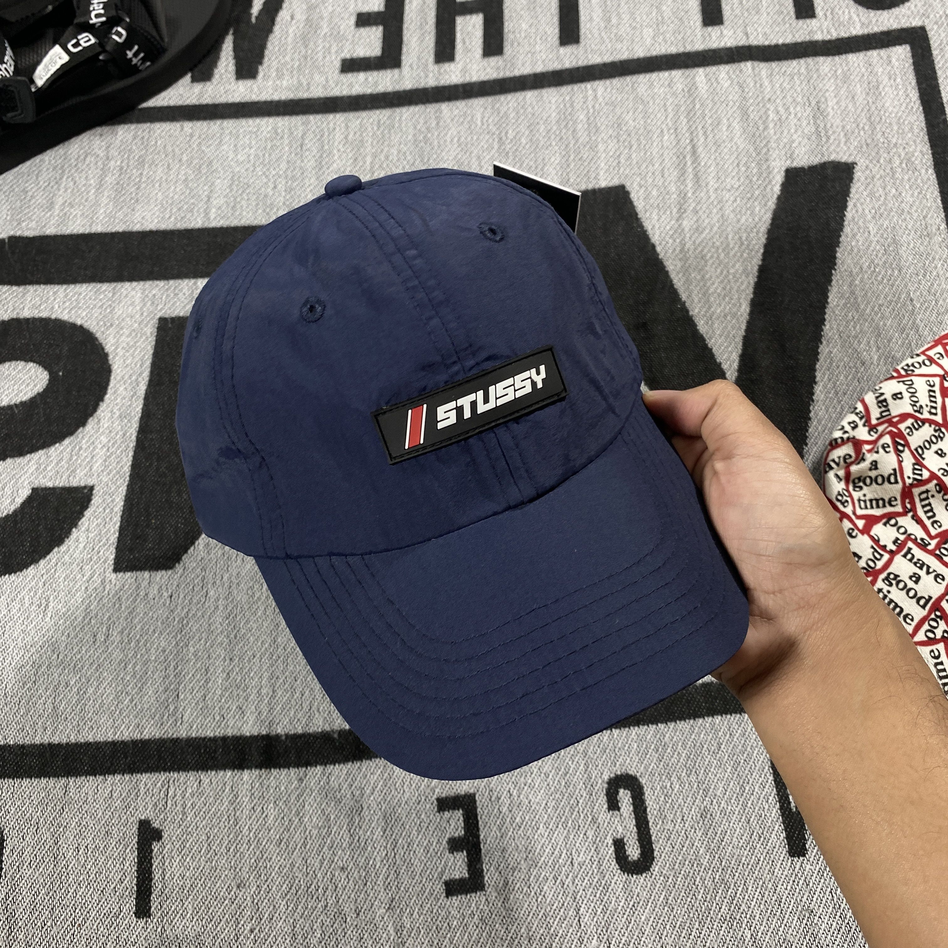 Stussy STUSSY NYLON CAP HAT • NAVY Size ONE SIZE - 1 Thumbnail