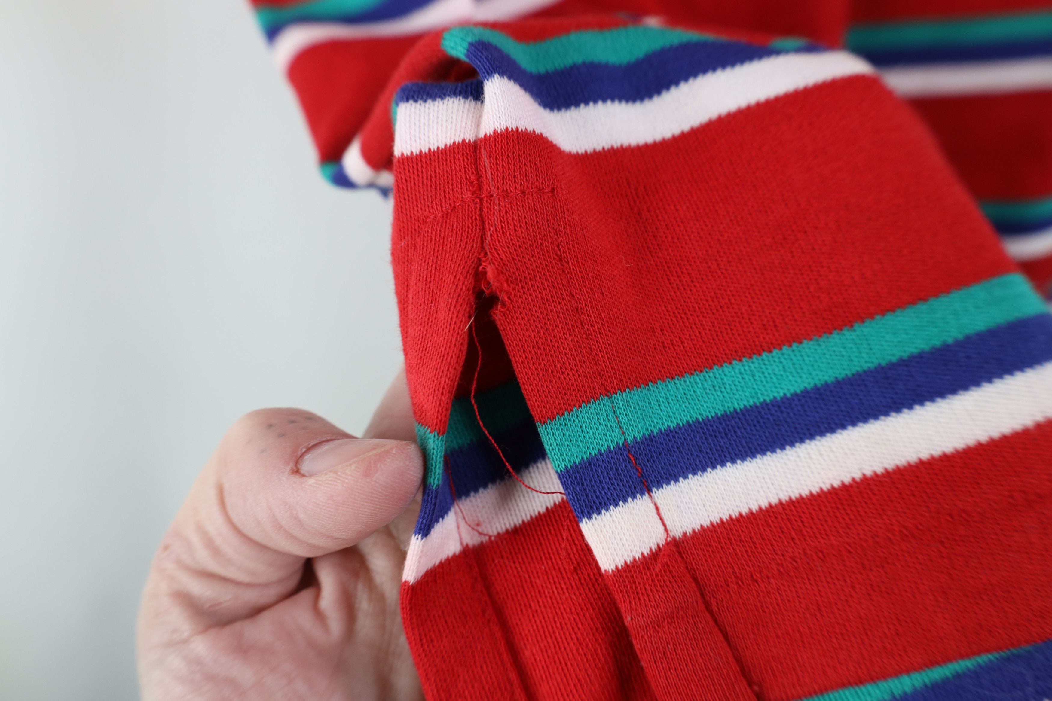 Polo Ralph Lauren Vintage 90s Ralph Lauren Striped Soft Cotton Knit Polo USA Size US M / EU 48-50 / 2 - 11 Thumbnail