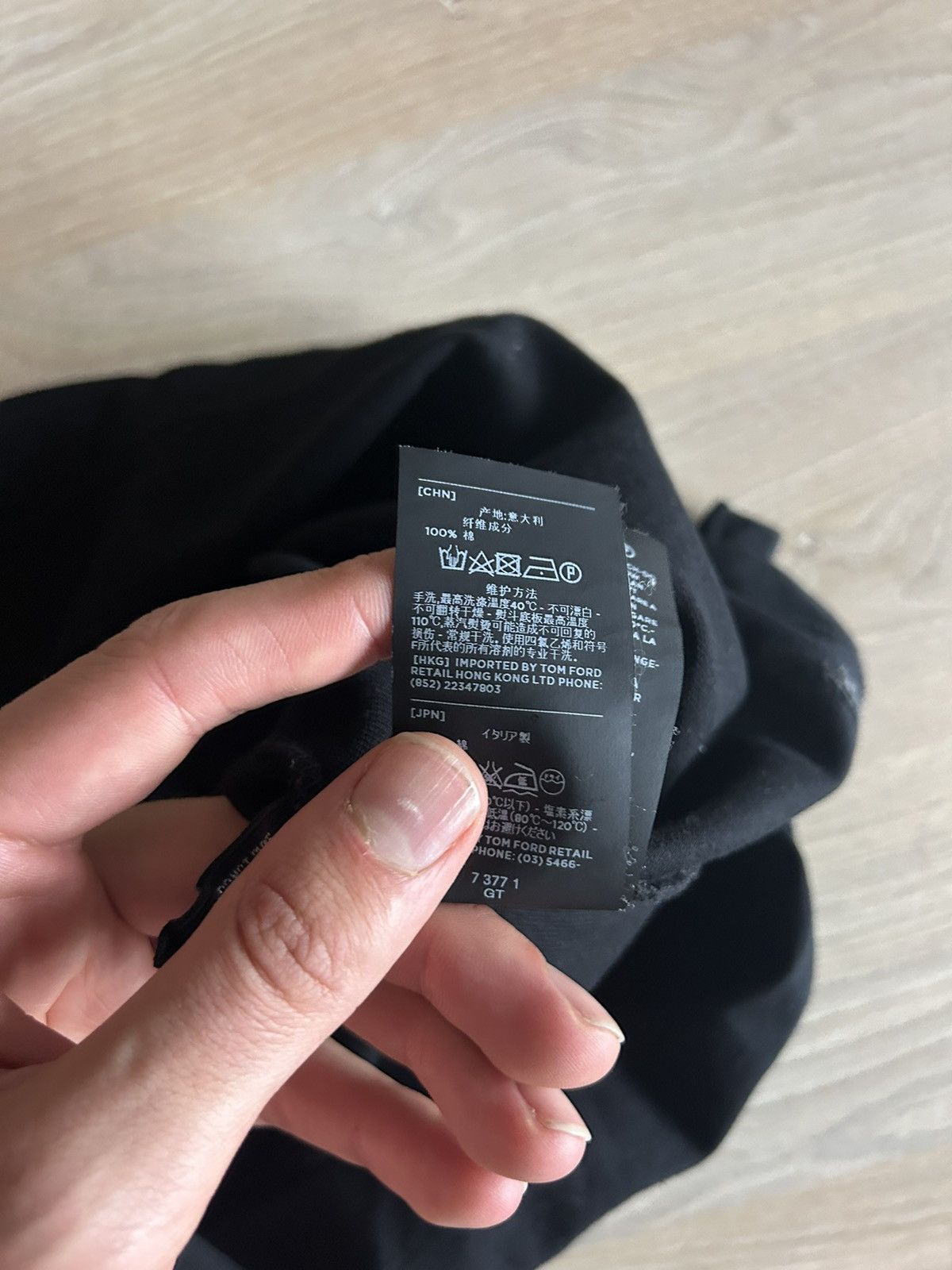 Tom Ford Tom Ford Black Classic Polo Shirt Size US M / EU 48-50 / 2 - 11 Thumbnail