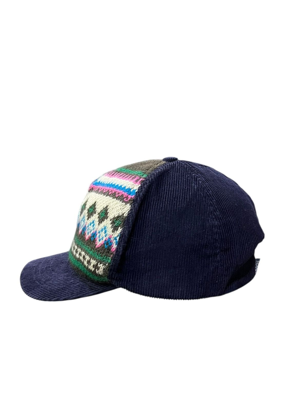 Beams Plus Vintage Beams Heart Hybrid Knitted Corduroy Short Brim Hat Size ONE SIZE - 7 Thumbnail