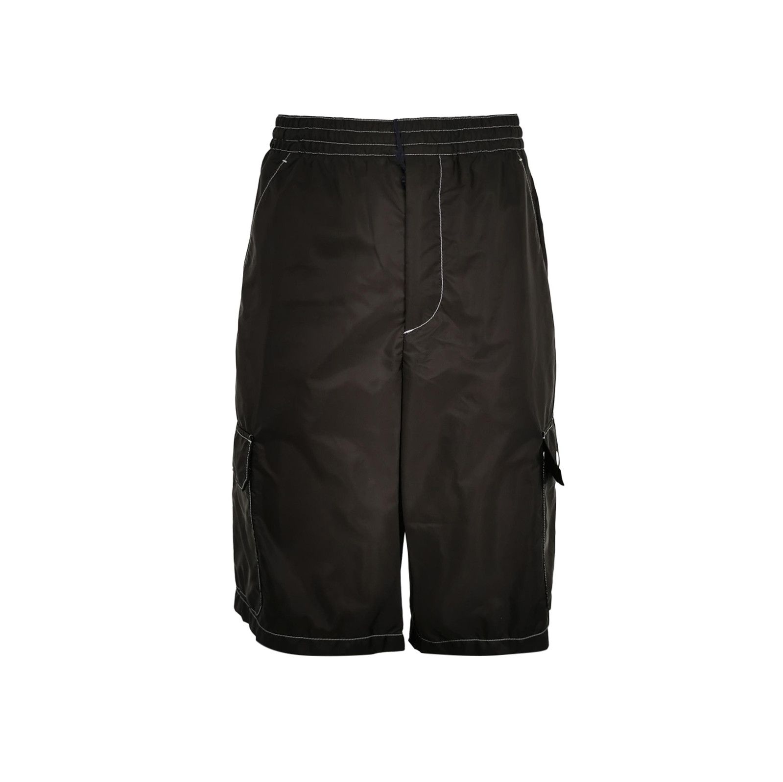 Prada Prada Triangle Logo Black Shorts Size XS 0079 Size US 26 / EU 42 - 1 Thumbnail