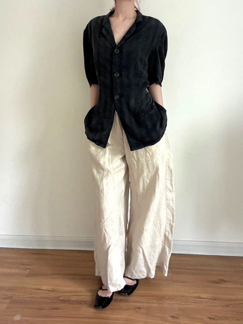 Y's Y's Washed embroidered jacket Size ONE SIZE - 2 Thumbnail