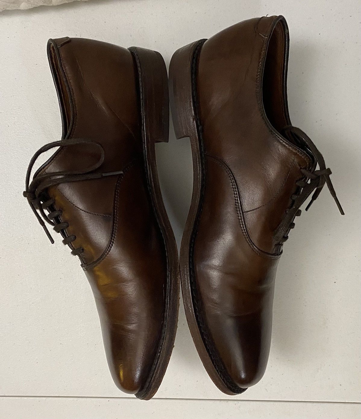 Allen Edmonds Allen Edmonds Dark Brown Chili Leather Carlyle Oxford 9.5 D Size US 9.5 / EU 42-43 - 8 Thumbnail