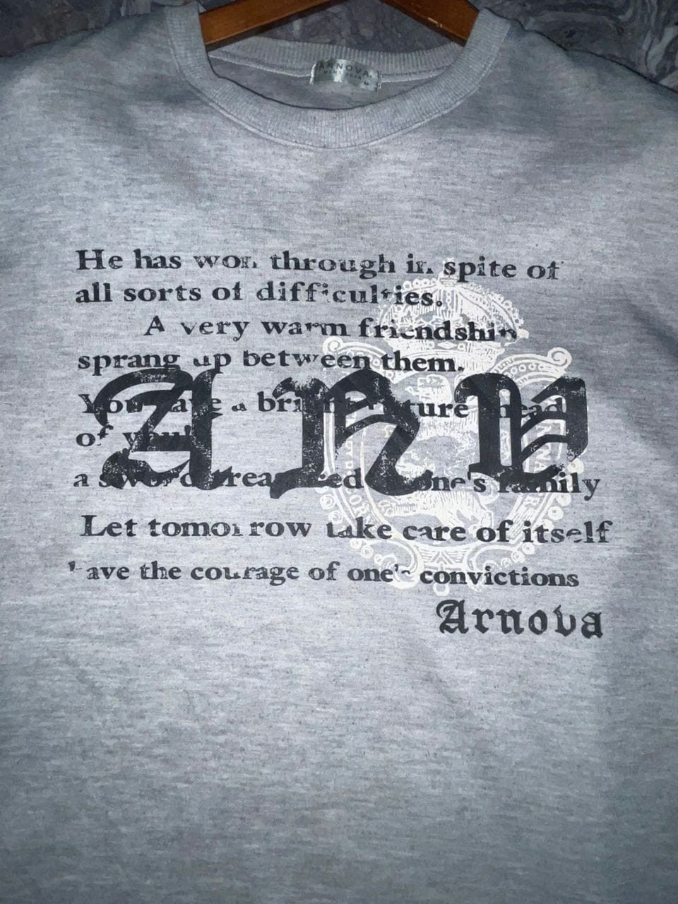 Japanese Brand K7-05 Vintage Arnova Fleece Sweatshirt Size US L / EU 52-54 / 3 - 2 Thumbnail