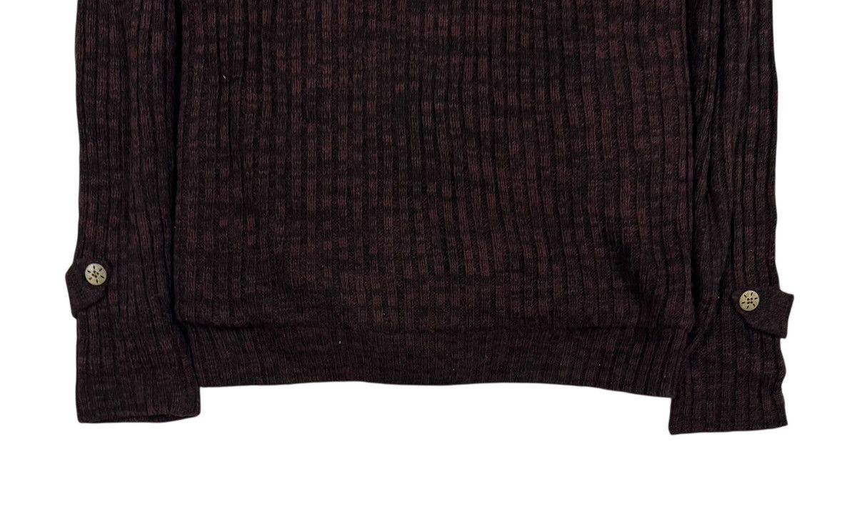 Japanese Brand Vtg🔥Japanese Brand Cable Knit Zipper Inner Fur Sweater Size US L / EU 52-54 / 3 - 13 Thumbnail