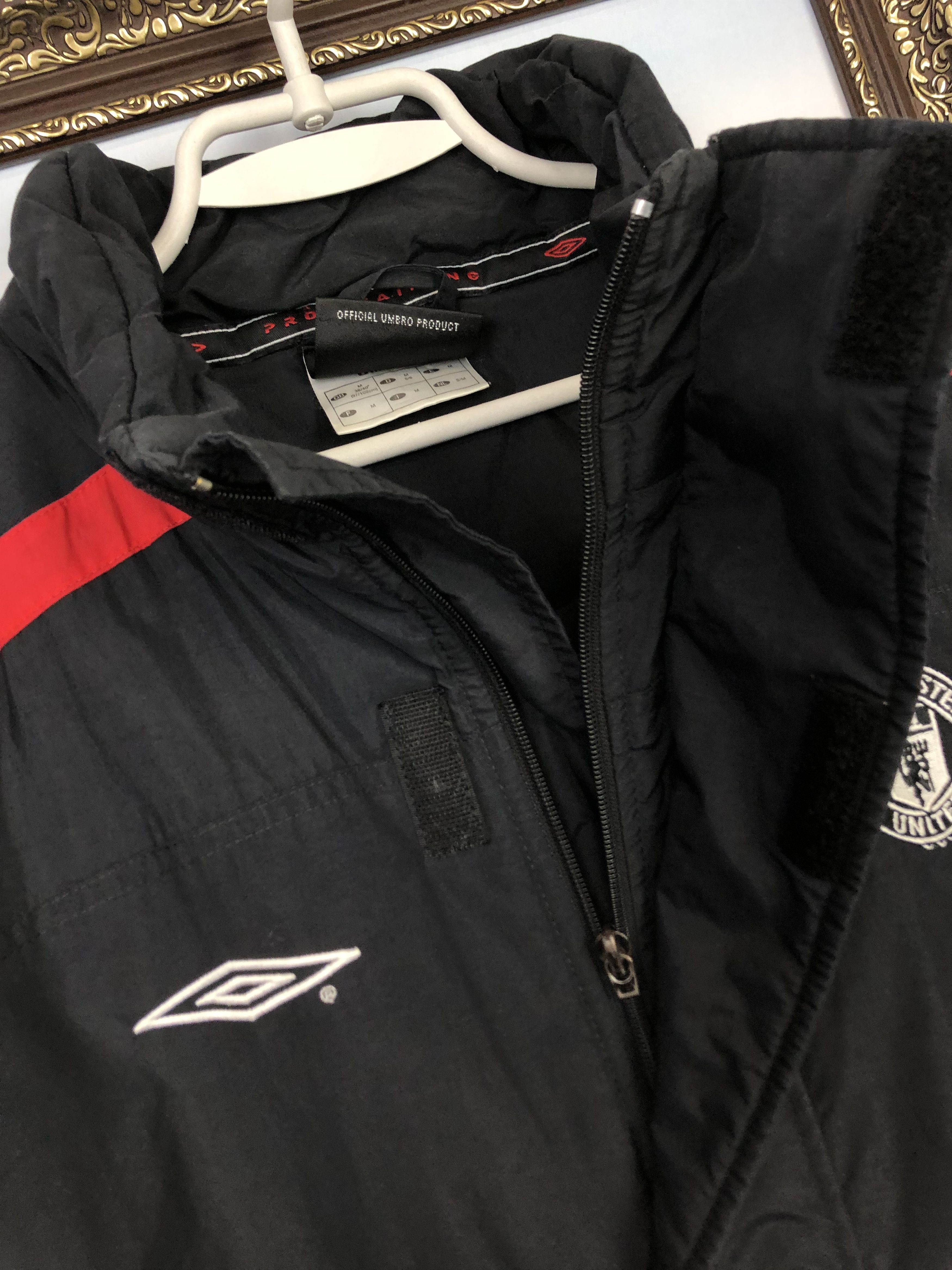Umbro Vintage 90's Manchester United Football Jacket Track Top Size US M / EU 48-50 / 2 - 10 Thumbnail