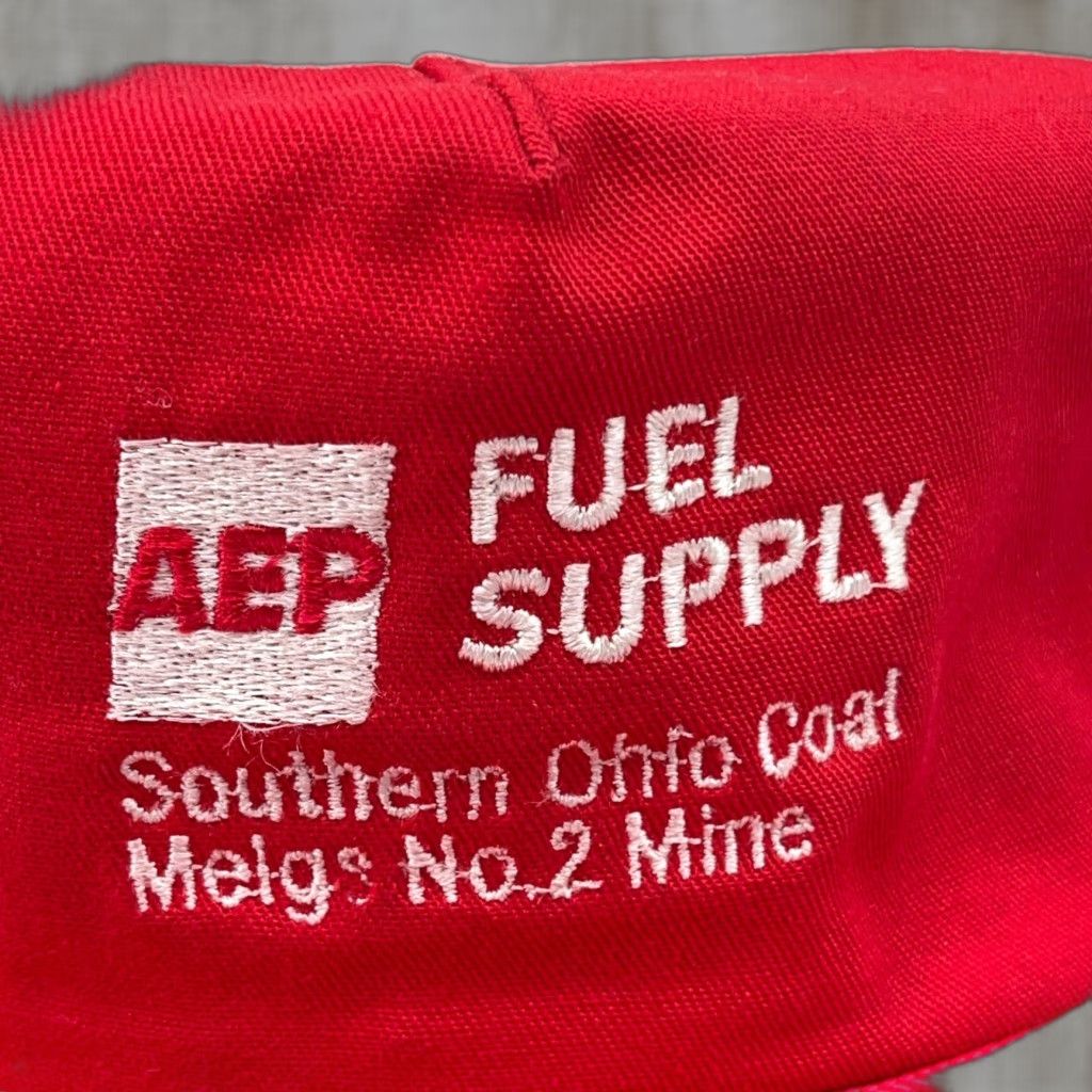 Coal VINTAGE AEP Trucker Hat Cap Strap Back Rope Southern Ohio Coal Mining USA 80s Size ONE SIZE - 1 Thumbnail