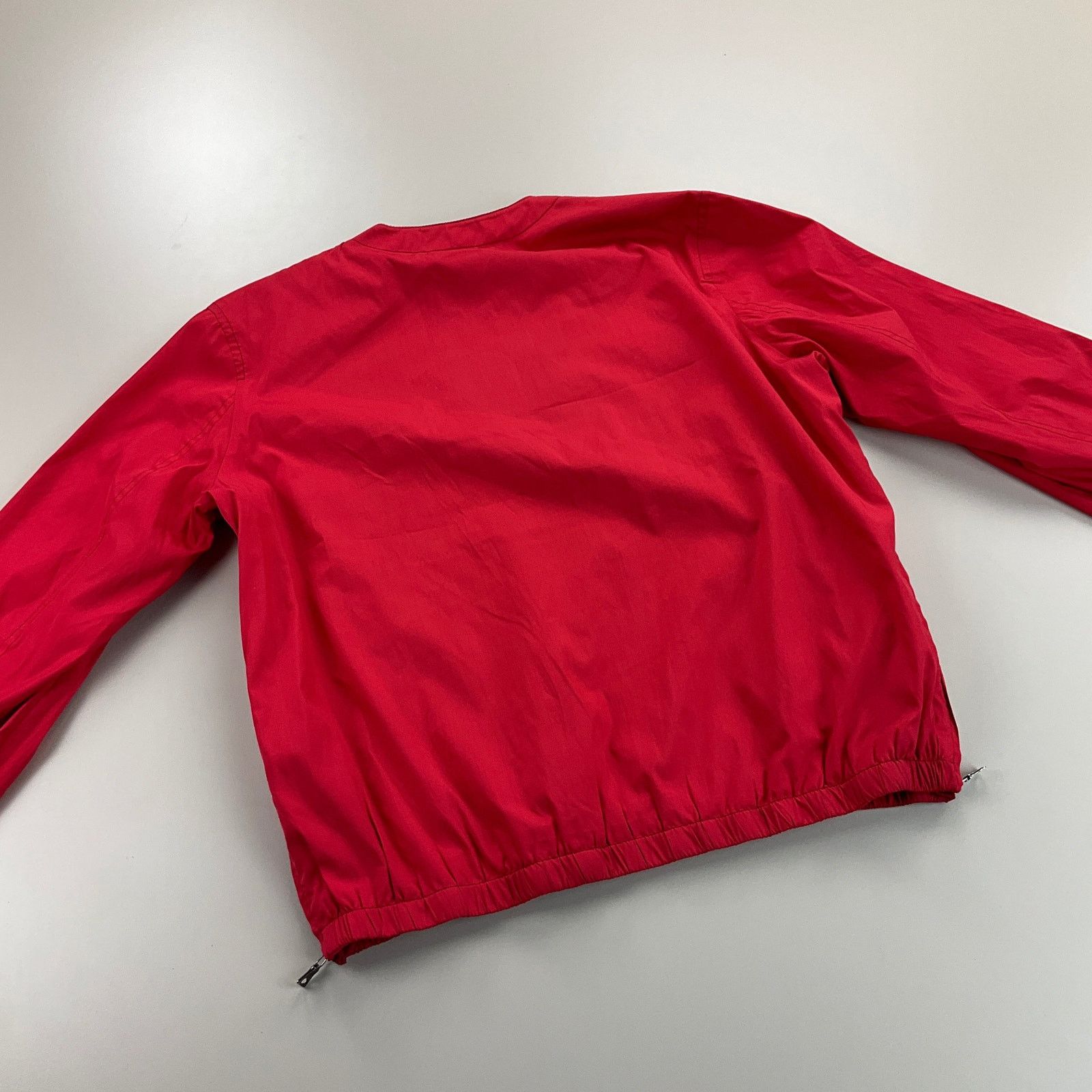 Prada Prada Nylon 00s Sweatshirt - Women Large red designer item Size L / US 10 / IT 46 - 9 Thumbnail