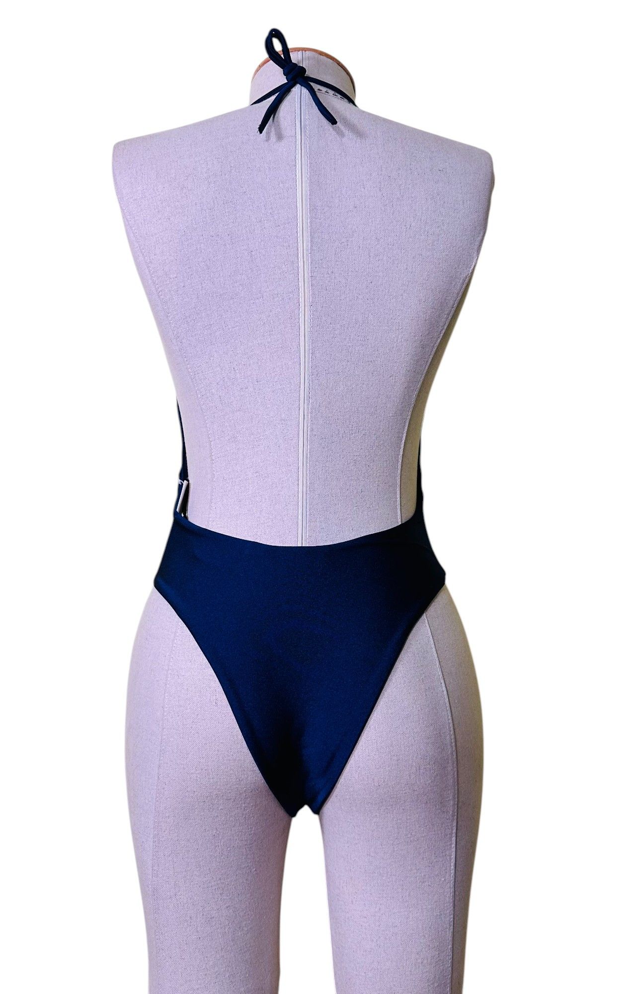 Alessandra Rich Navy blue swimsuit crystal Size M / US 6-8 / IT 42-44 - 5 Thumbnail