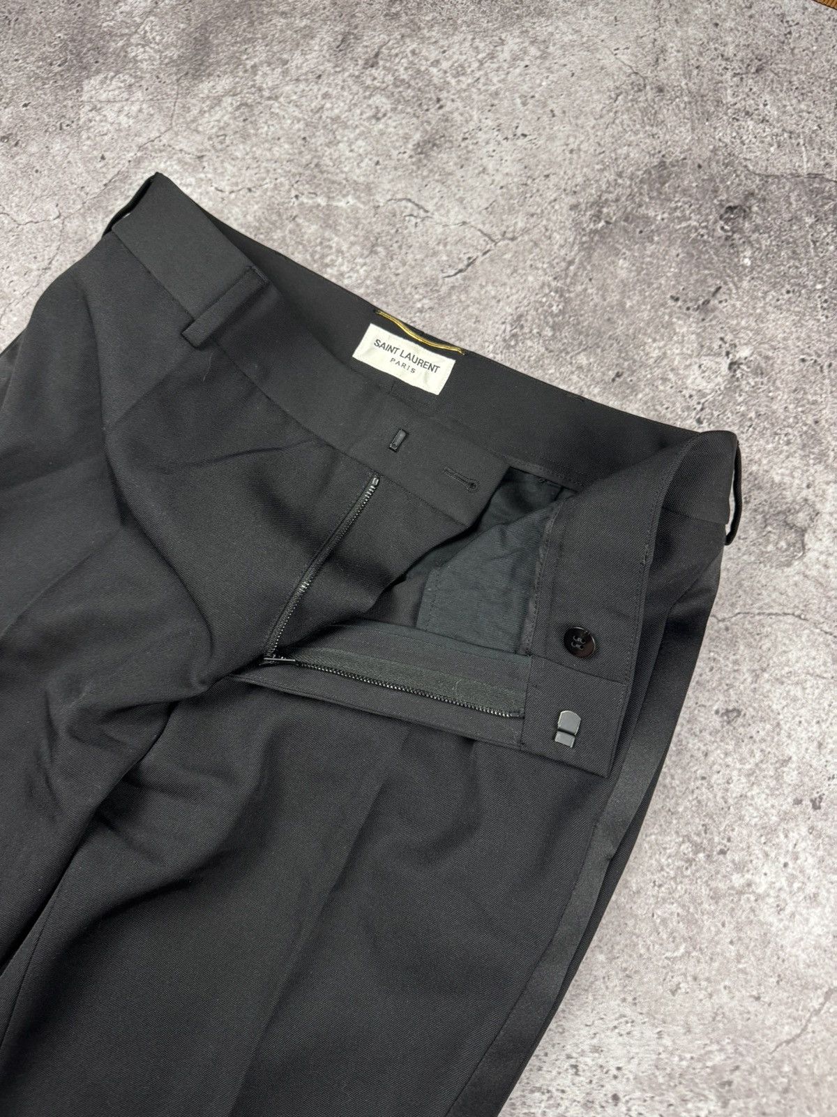 Saint Laurent Paris Saint Laurent High-Waisted Black Wool Trousers F38 Very rare Size 27" / US 4 / IT 40 - 1 Thumbnail