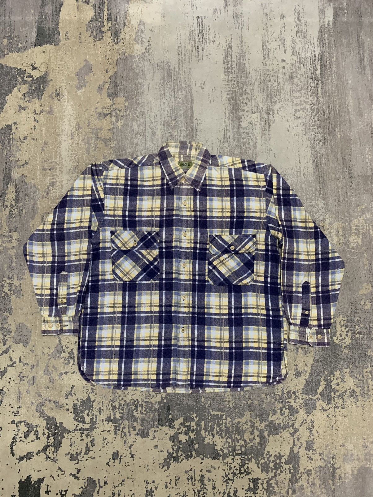 Vintage Uniqlo Checkered Flannel Shirt