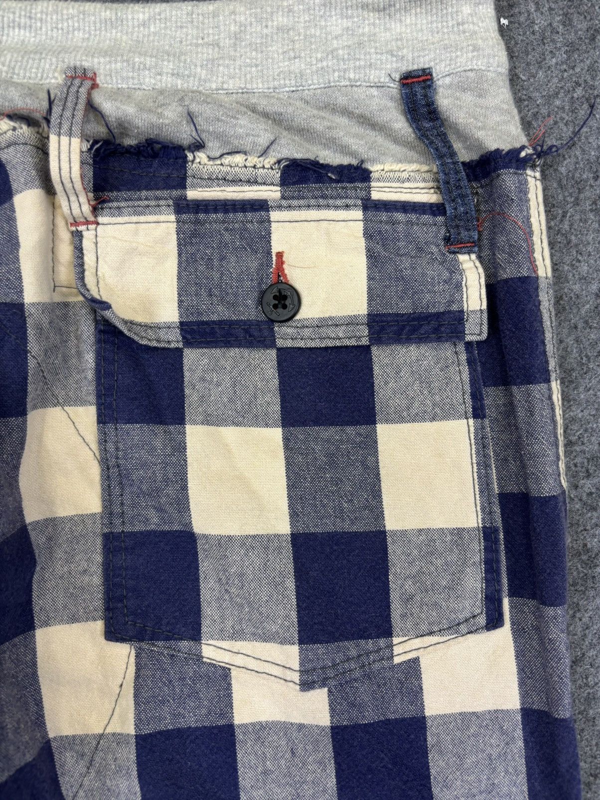 Japanese Brand 💥Hybrid💥Old Betty Baker Plaid Easy Pant K16 Size US 31 - 11 Thumbnail