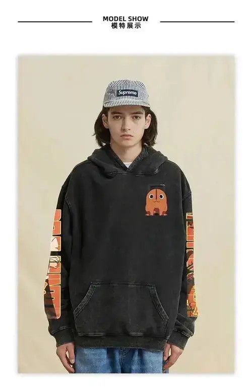 VIBE Anime Chainsaw Hoodie Size US L / EU 52-54 / 3 - 2 Thumbnail