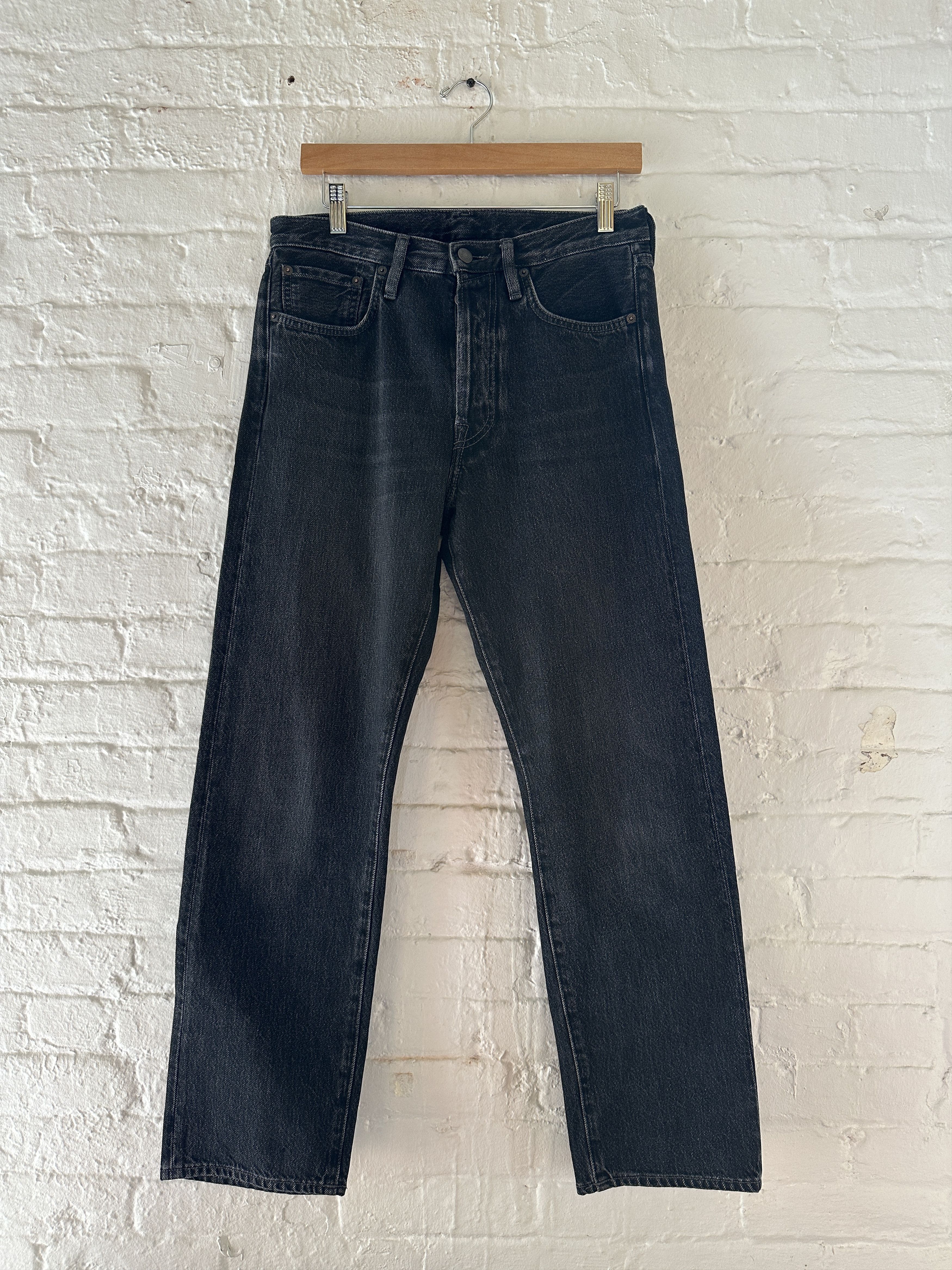 Acne Studios acne studios 1992m vintage black fw22 flared jeans